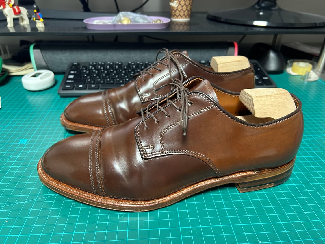 알든 컬러4 코도반 캡토 더비 상품이미지2