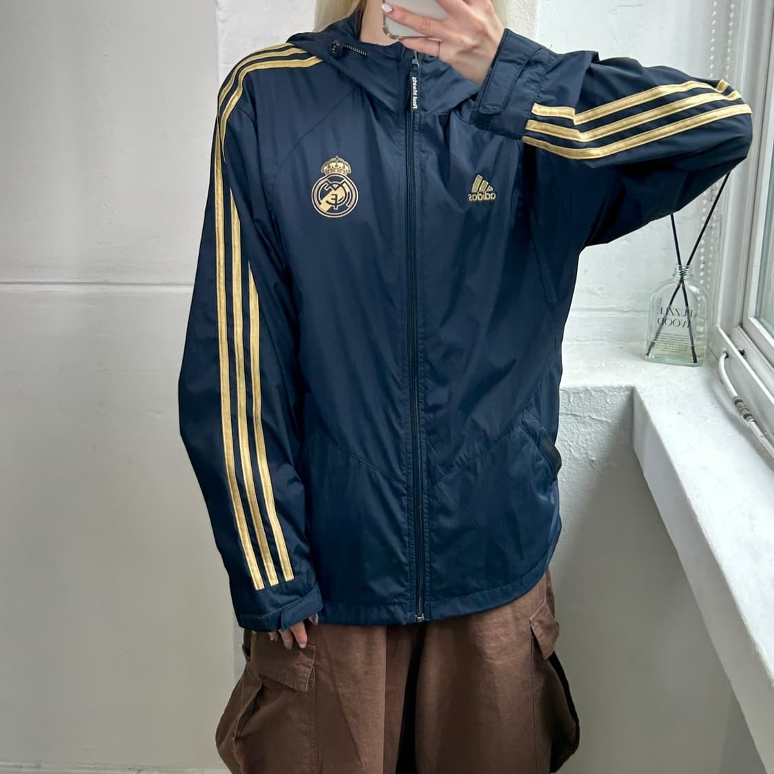 아디다스 삼선 레알마드리드 바람막이 상품이미지1