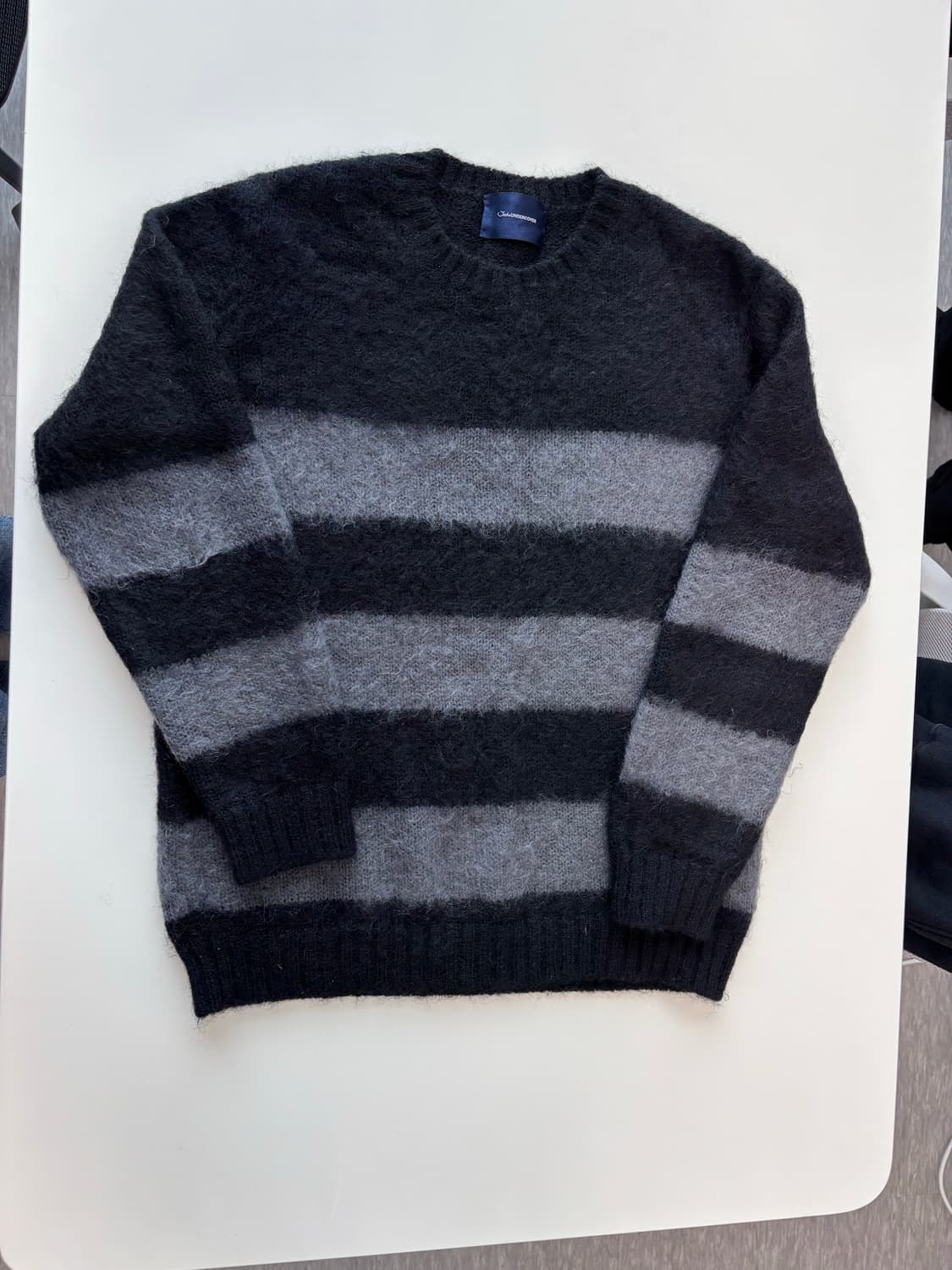 [3] 존 언더커버 스트라이프 모헤어 니트 상품이미지1