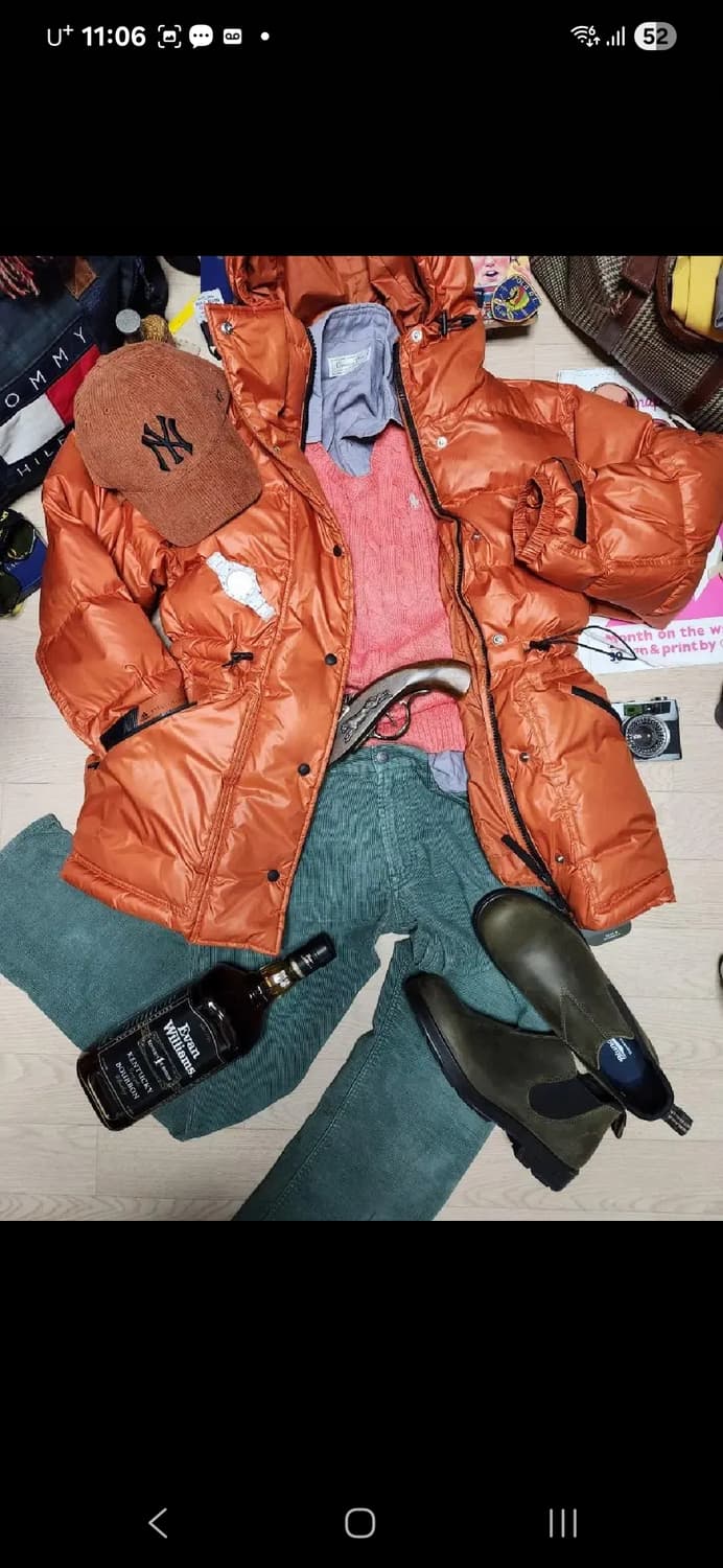 (새상품)ADIDAS .스텔라 맥 브릭 패딩 (패딩 조끼 탈착)헤비다운 상품이미지5