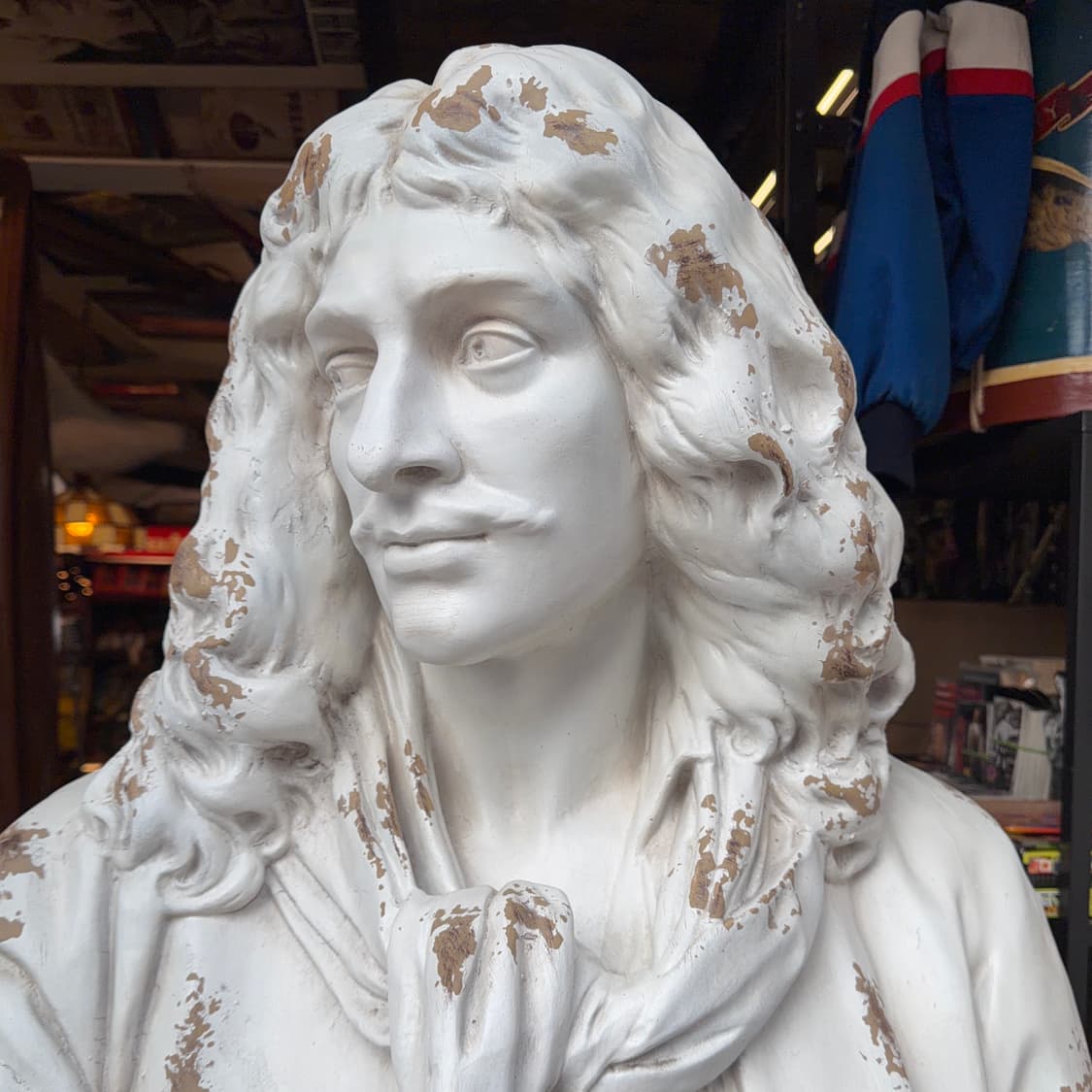 빈티지 소품 클래식 몰리에르 폴리스톤 흉상 상품이미지4