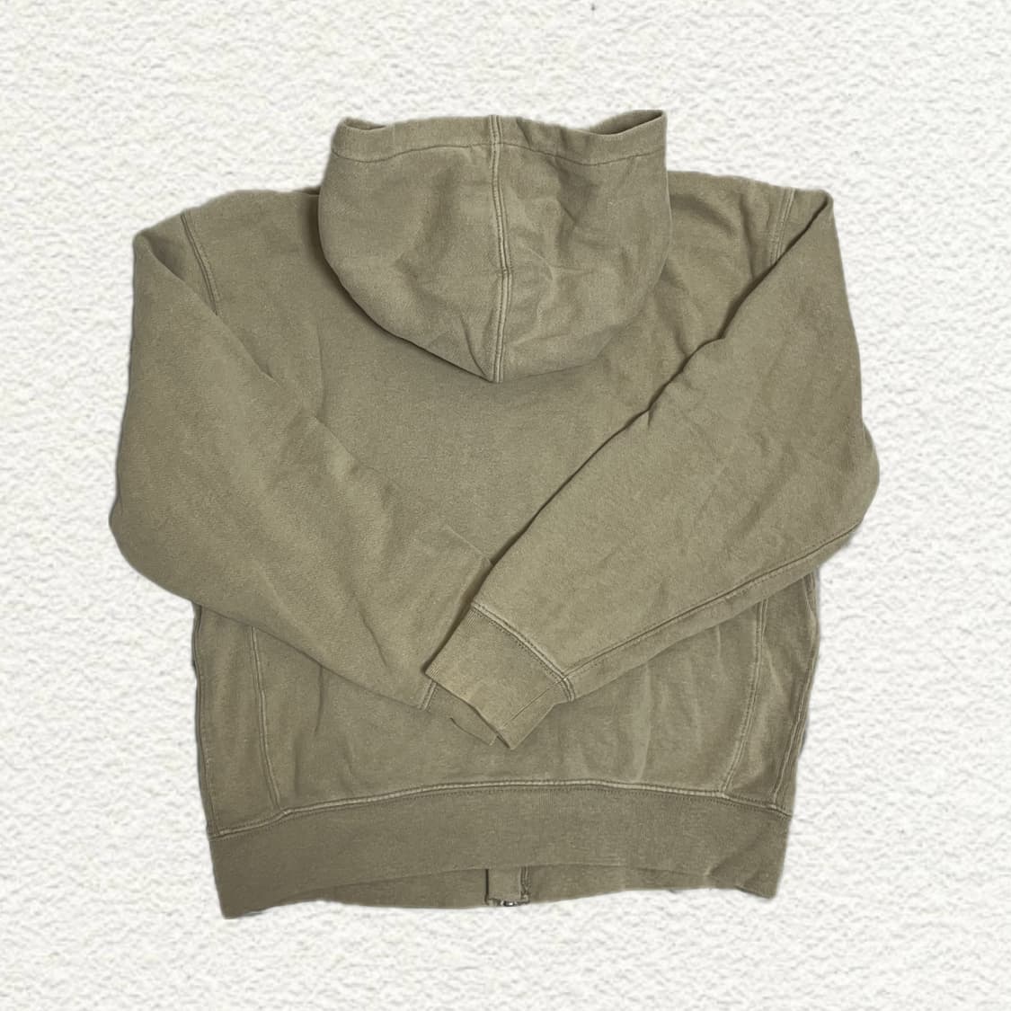 폴로 랄프로렌 후드집업 실측 S (L14-16) 카키 상품이미지2