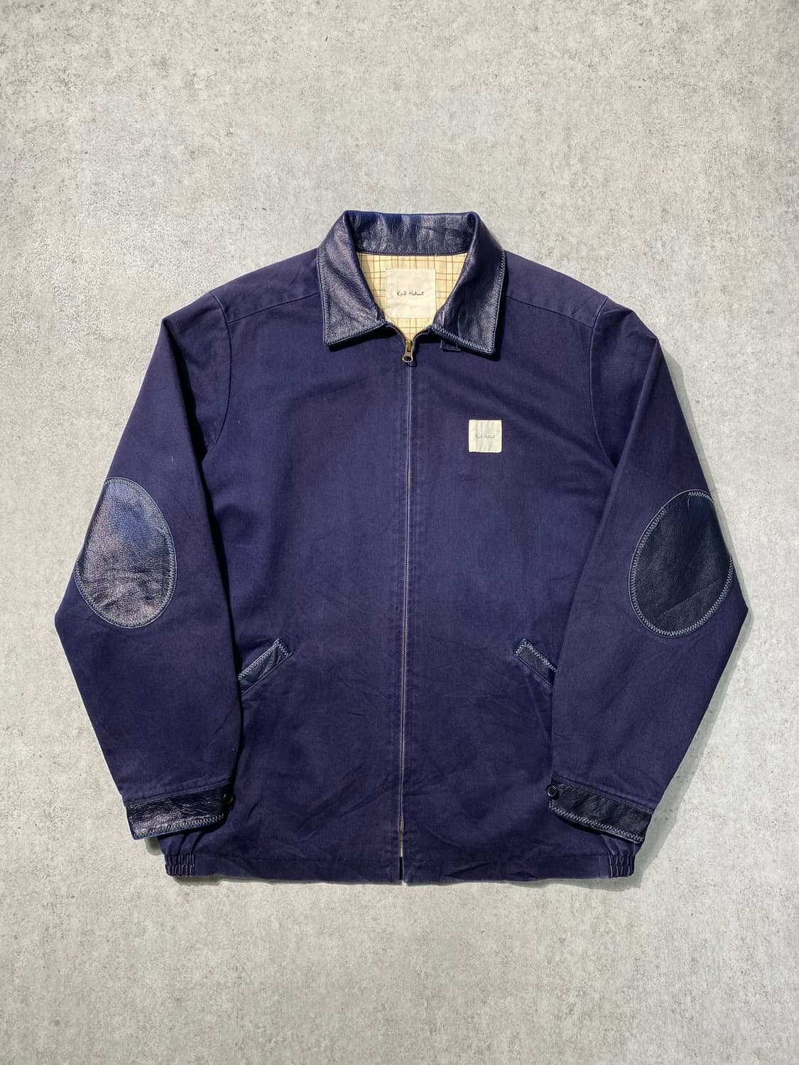 [M] 90s Karl Helmut 칼헬무트 아카이브 레더패치 워크자켓 상품이미지2