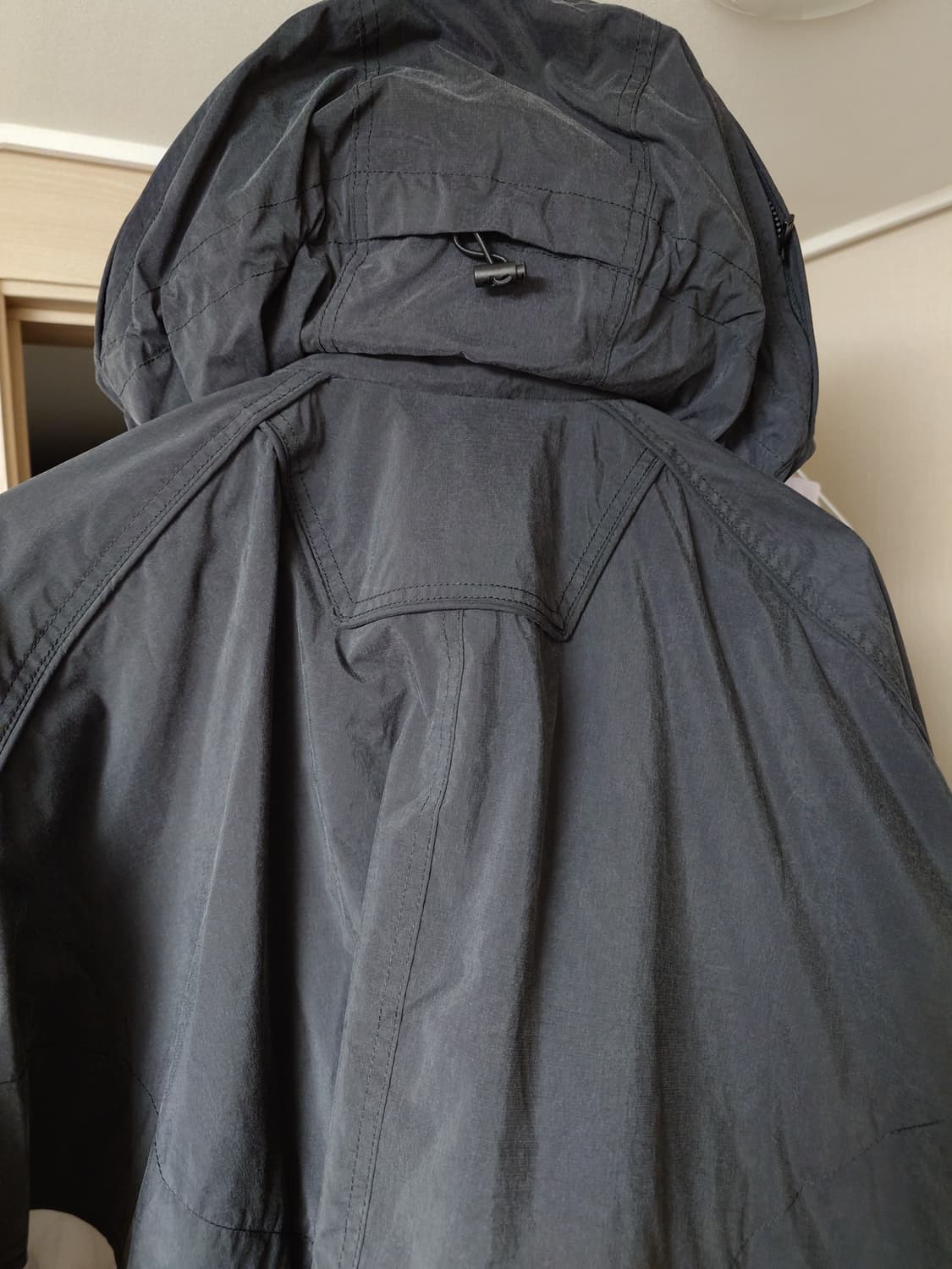 [46] 준지 25FW 워싱 트랙 점퍼 레드 미사용 상품이미지4