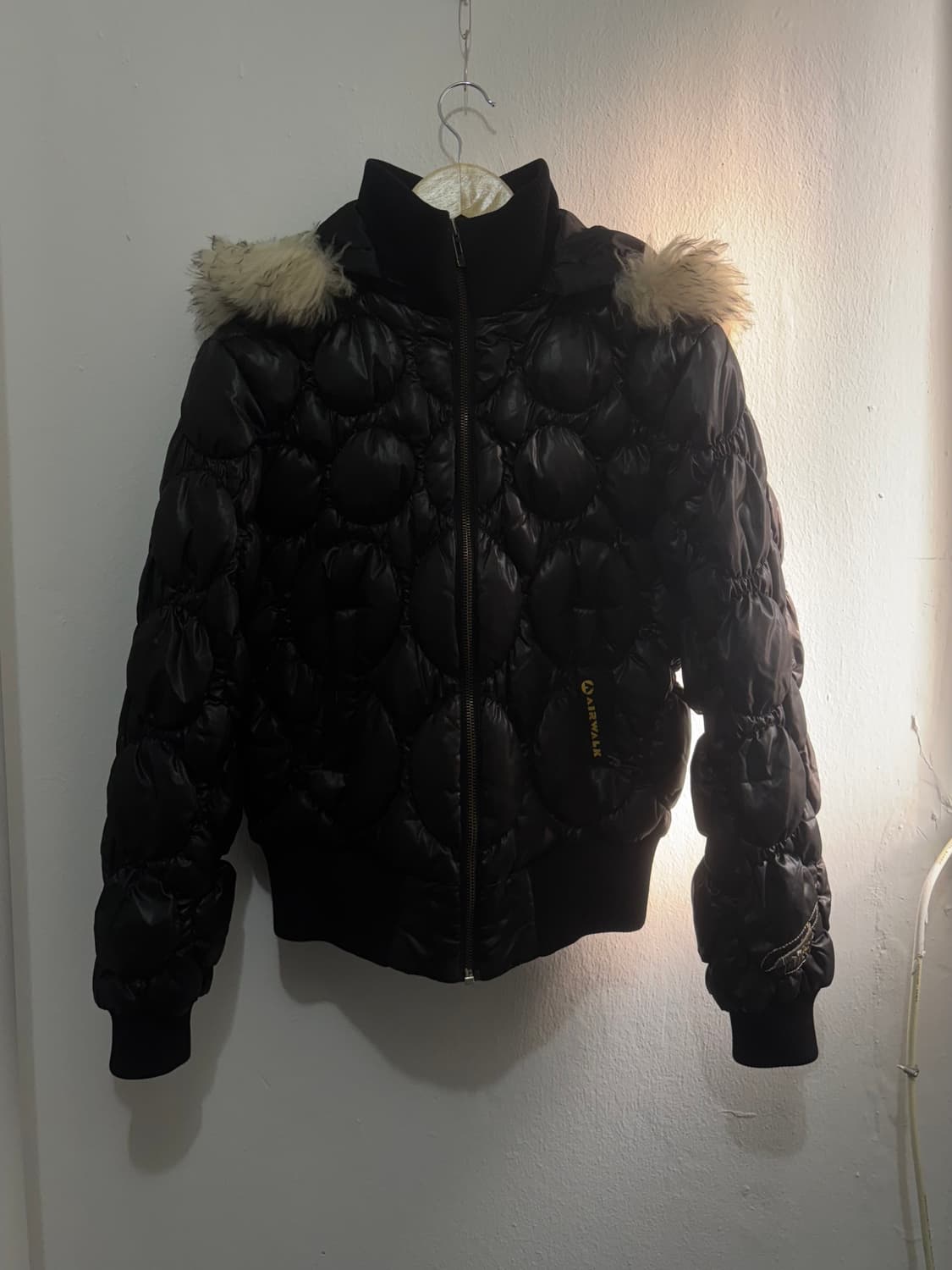 Airwalk Black Fur Hood Padded Jacket 상품이미지6