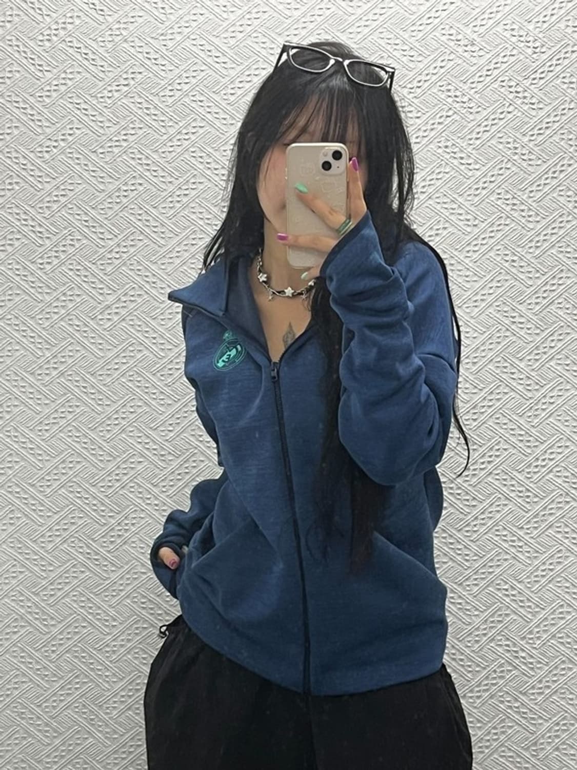 아디다스 00's 레알마드리드 딥블루  져지 후드집업 L C06638 상품이미지1