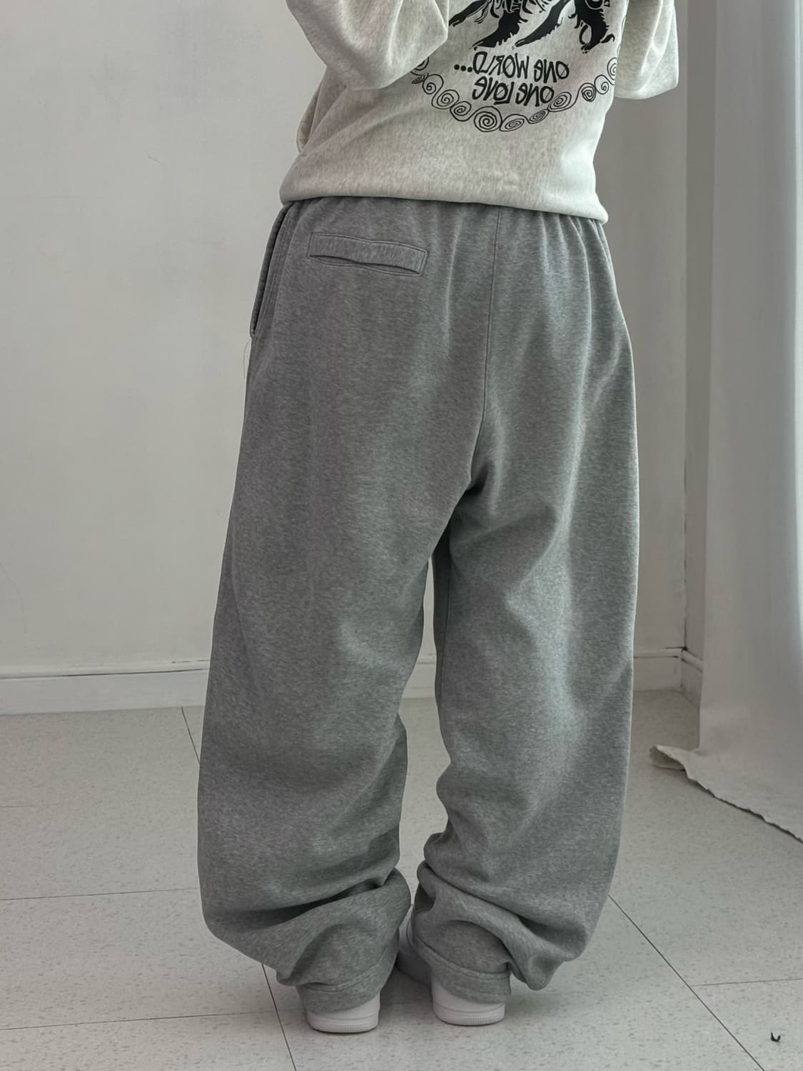 나이키 그레이 코튼 츄바 상품이미지4