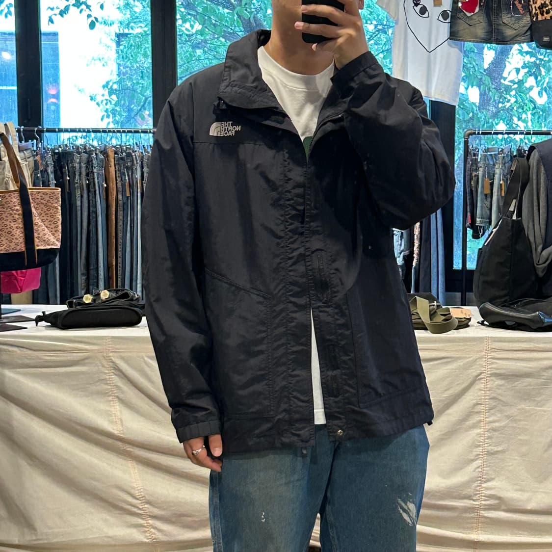 XL) 노스페이스 블랙 바람막이 점퍼 상품이미지9