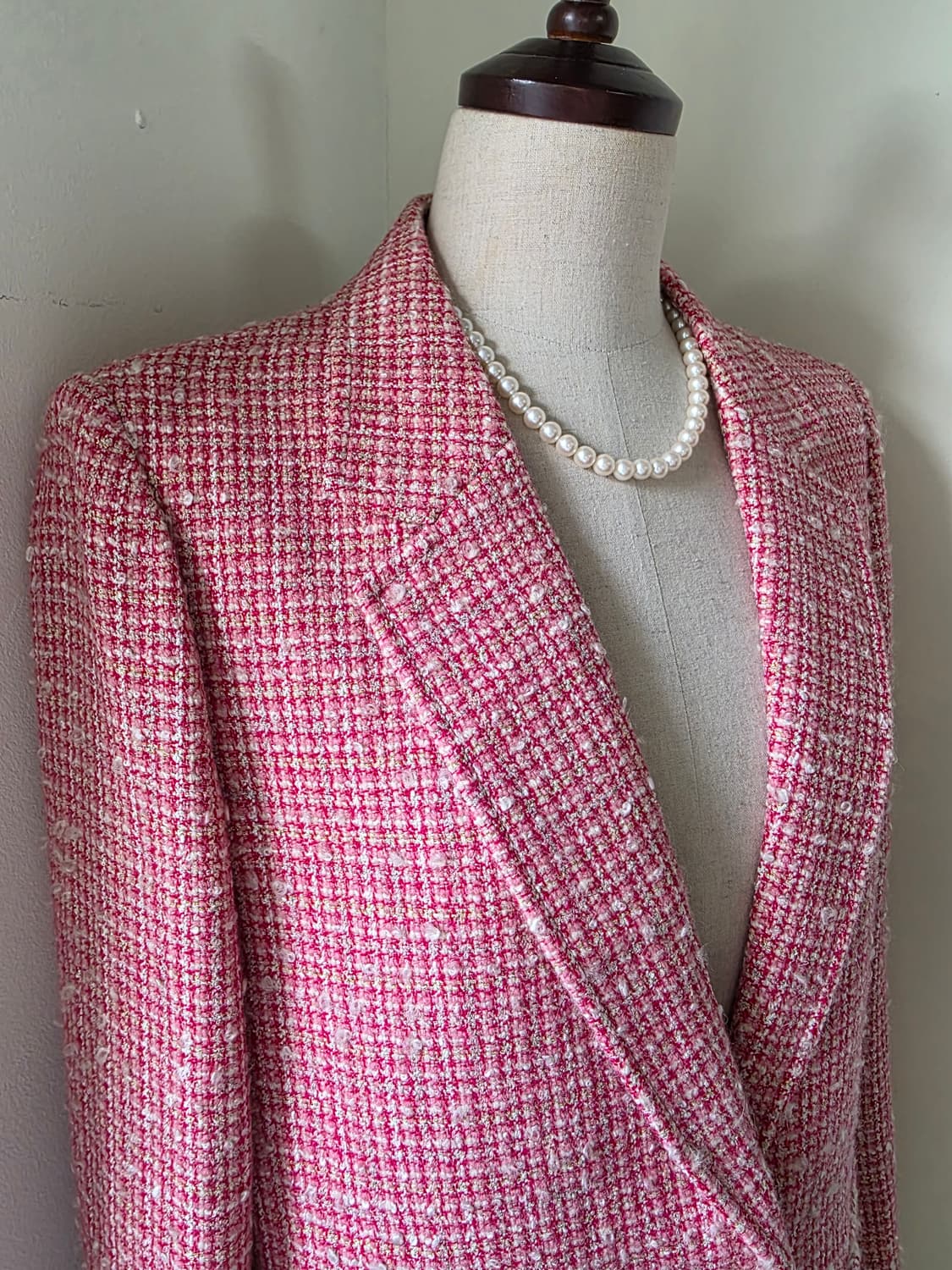 부클 트위드 자켓 상품이미지3