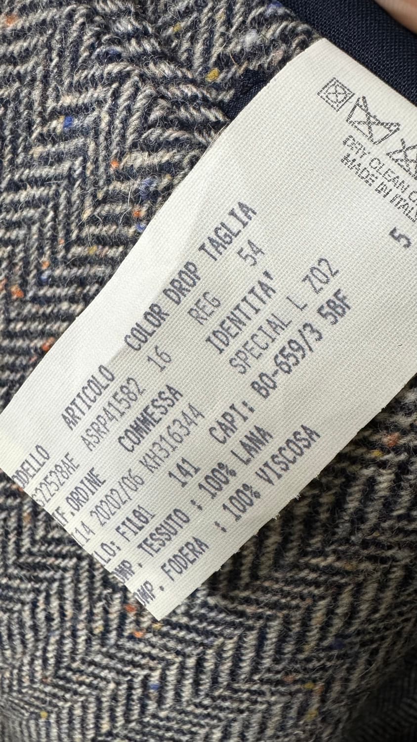 라르디니 해링본 트위드 스포츠코트 상품이미지7