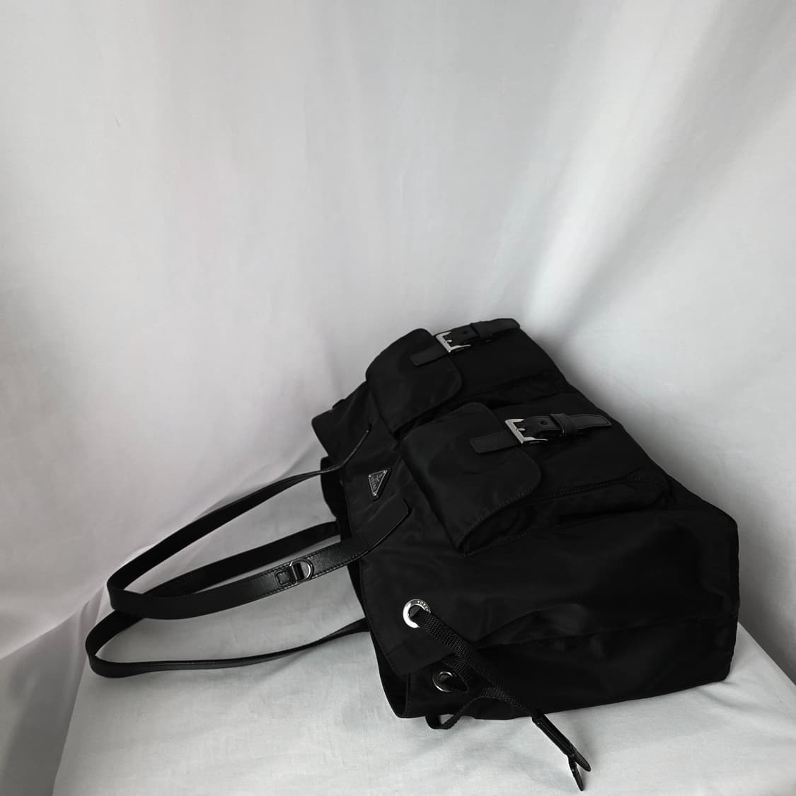 [정품 PRADA] 프라다 투포켓 나일론 숄더백 쇼퍼백 상품이미지4