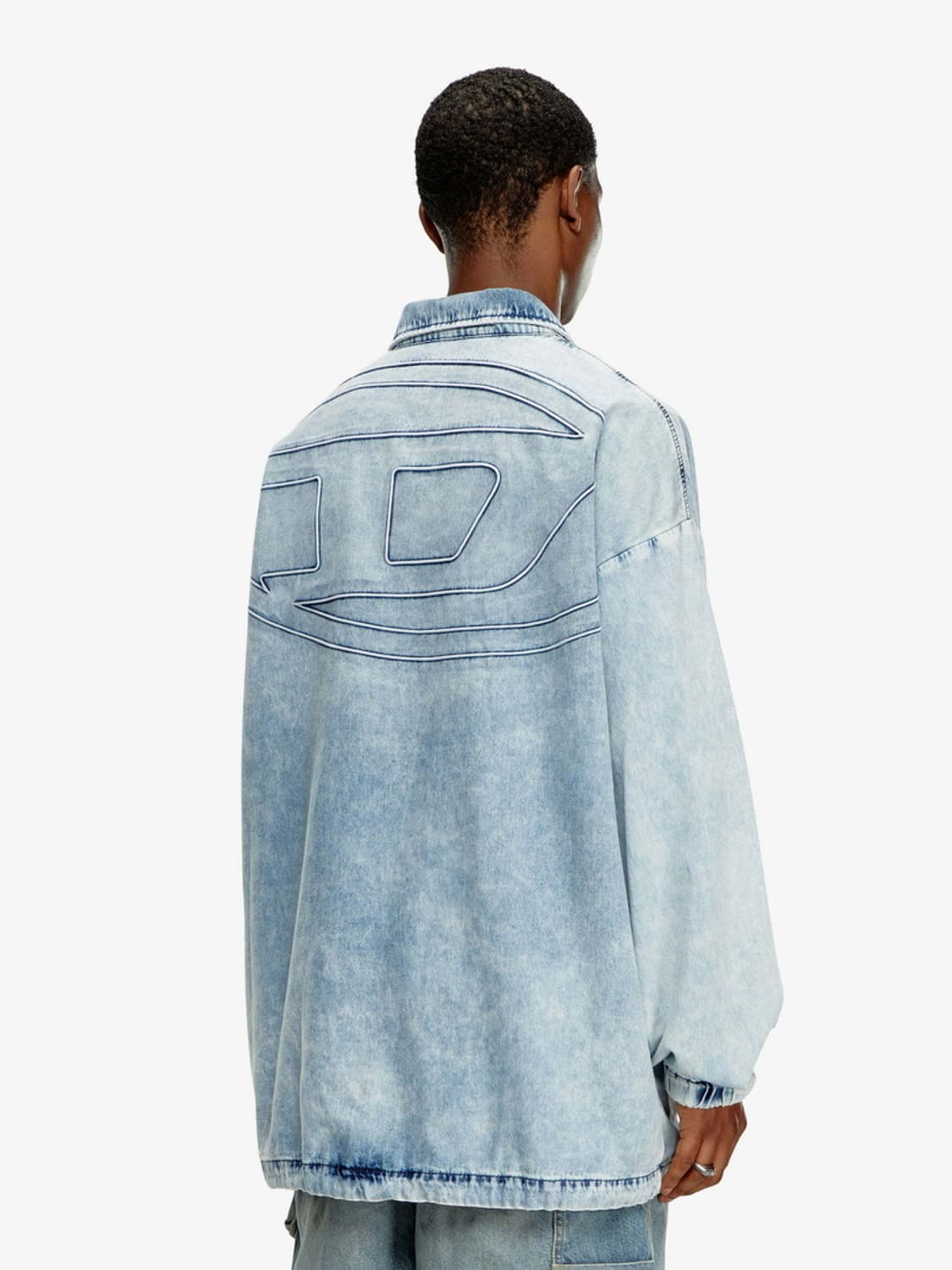 DIESEL 디젤 백로고 데님 자켓 L 상품이미지3