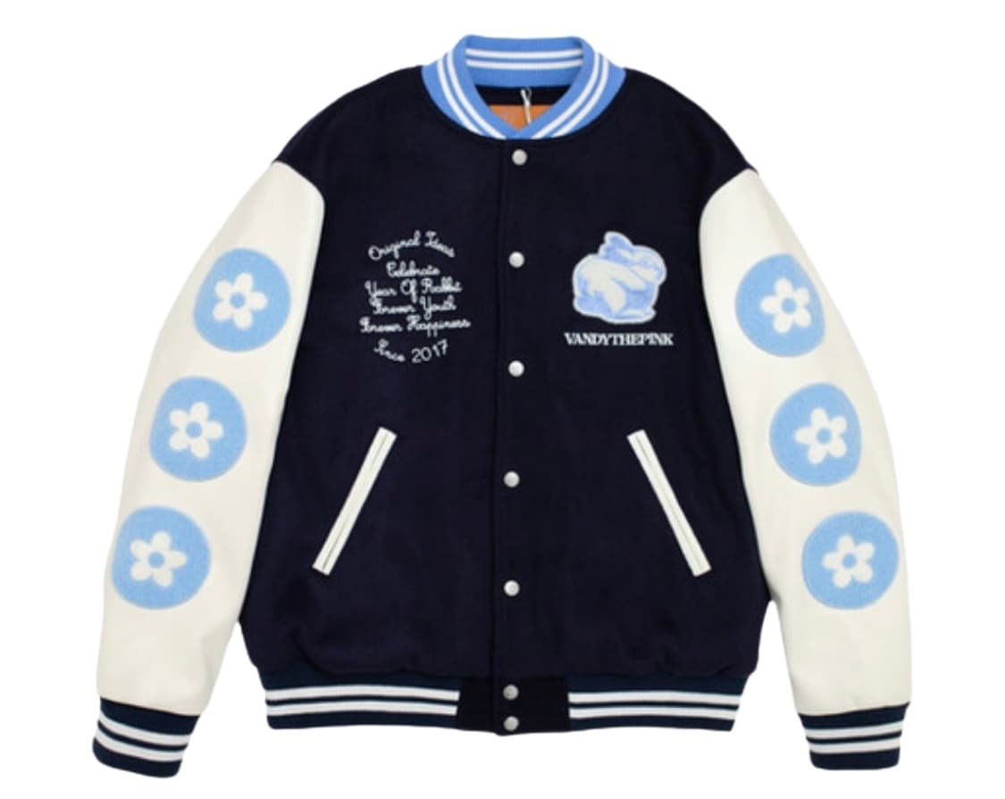 반디 더 핑크 래빗 바시티 자켓 상품이미지1