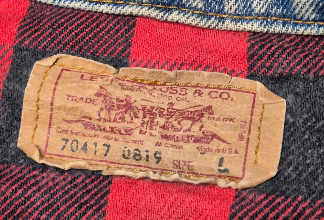 [L]80s US Made 리바이스 블랭킷  -304 상품이미지4