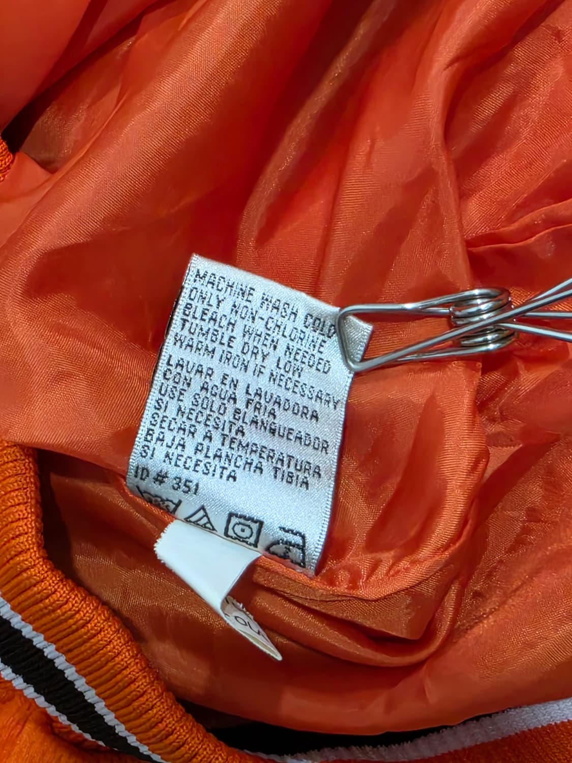 90's G-III 볼티모어 오리올스 바시티자켓 L 상품이미지7