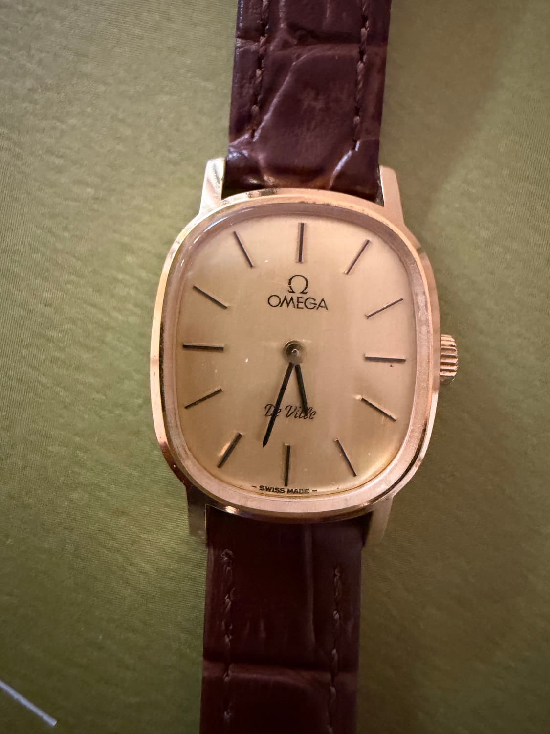 수동 드빌 여성용 가죽시계 상품이미지3