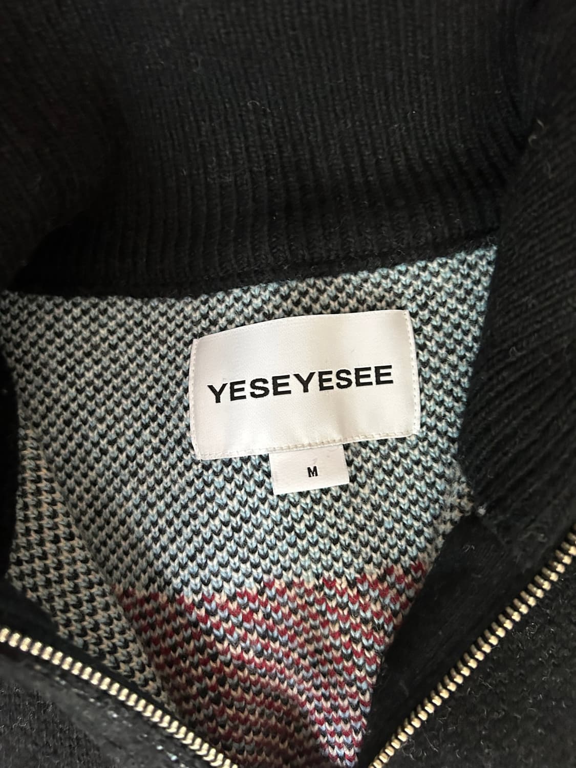 Y.E.S Dice Full Zip-up 니트 가디건 상품이미지4