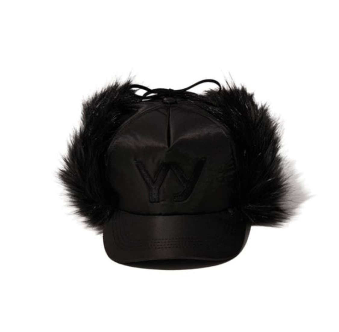 오픈와이와이 퍼모자 블랙 상품이미지1