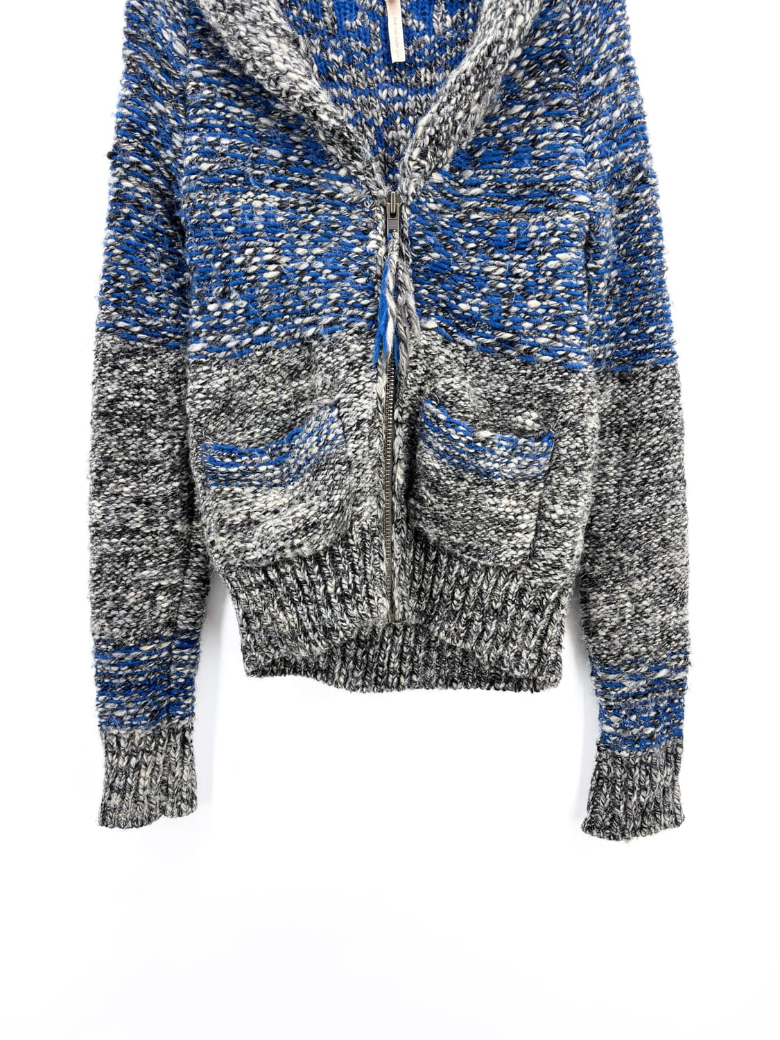 빈티지 울&알파카 스웨터 집업 상품이미지4