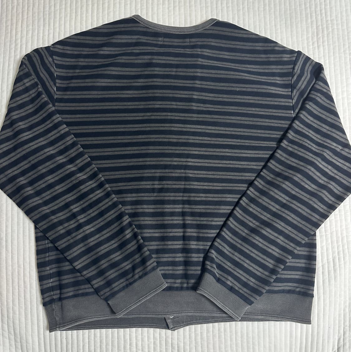 (2) 해칭룸 스트라이프 가디건 블루 상품이미지3