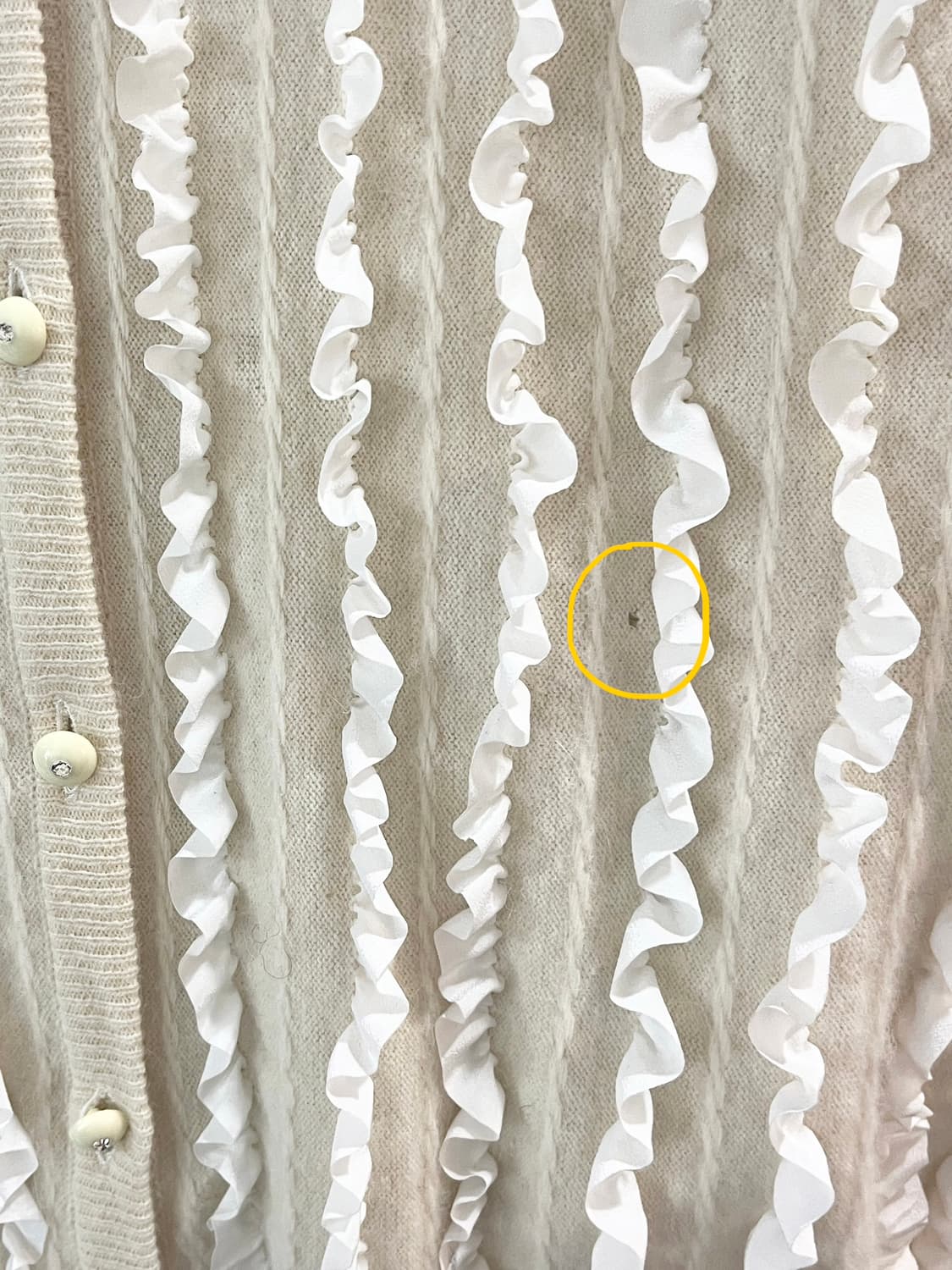 cream cascade knit cardigan 상품이미지9