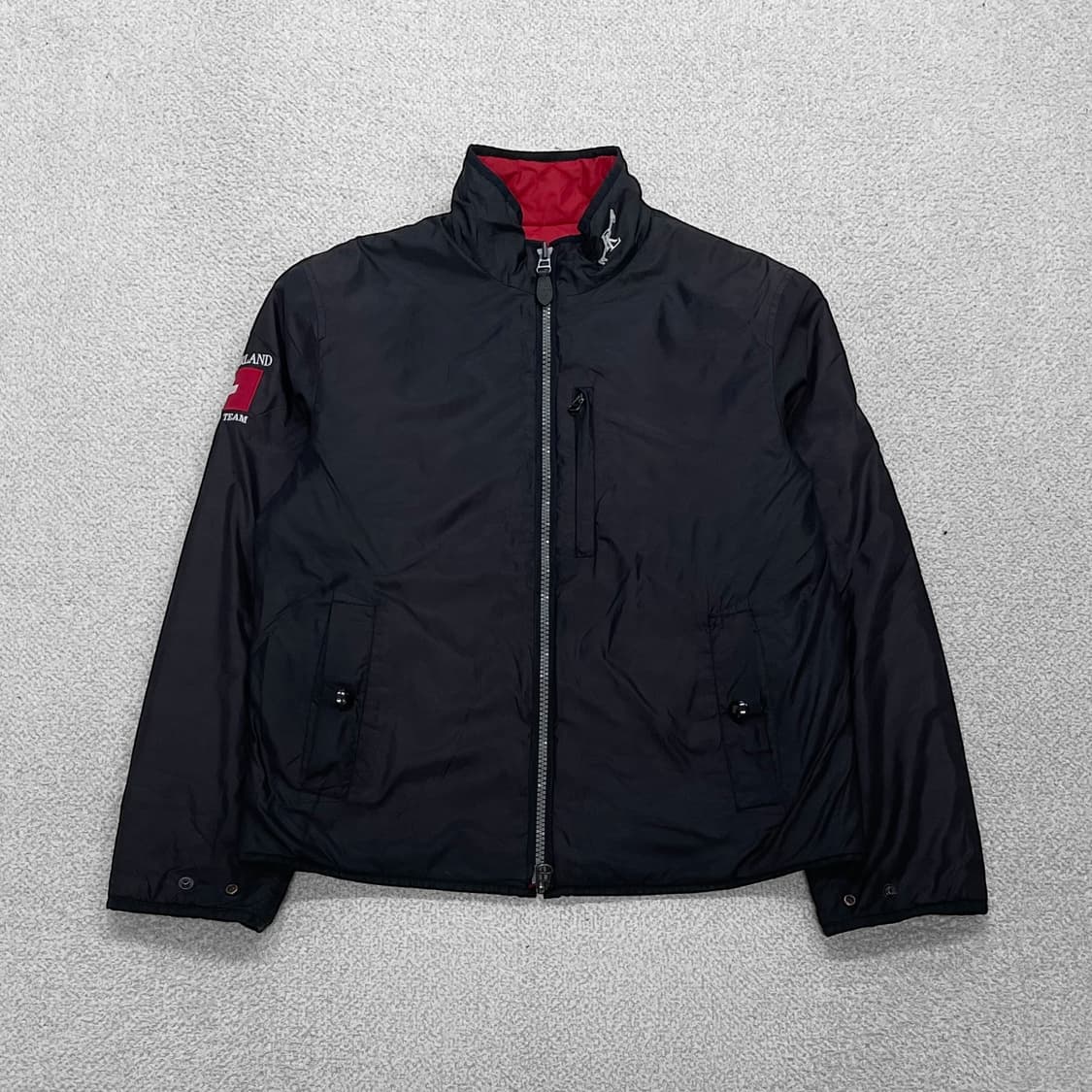 폴로 랄프로렌 스위스 레이싱 리버시블 퀄팅 자켓 레드 상품이미지3