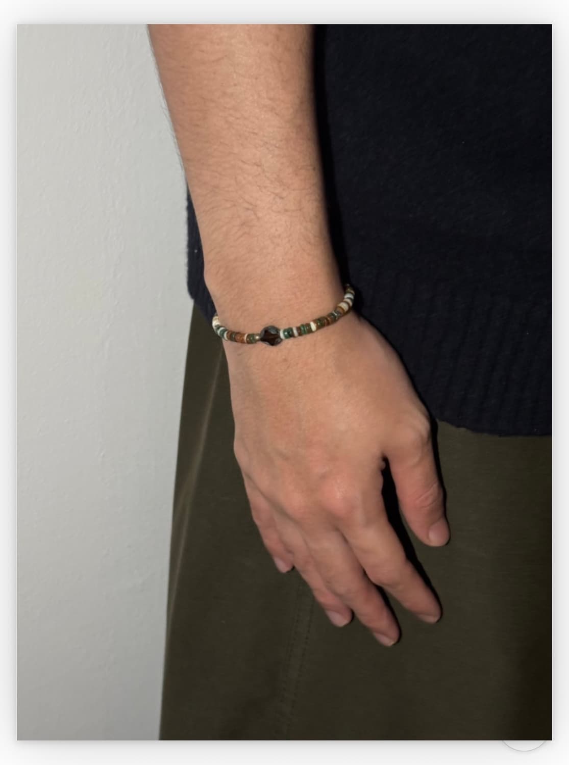 에버그린 쉘 믹스 원석 팔찌 상품이미지4