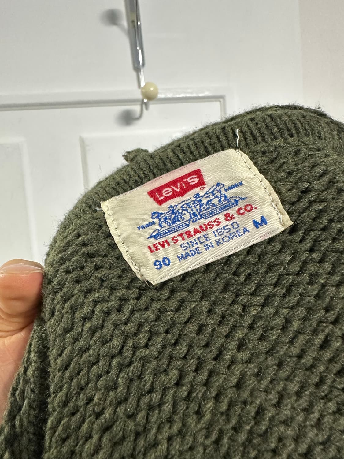 리바이스 니트 후드집업 상품이미지3