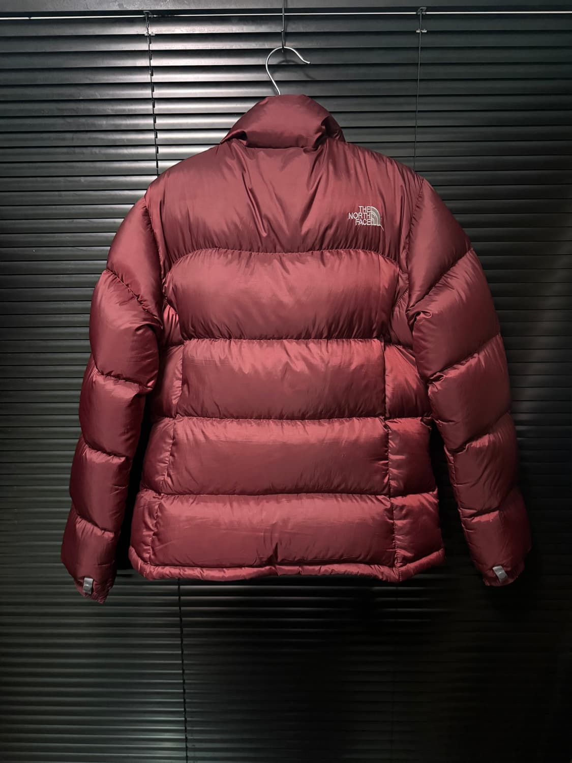 노스페이스 700 눕시 구스 다운 덕다운 패딩 버건디 90 S 레드  상품이미지4