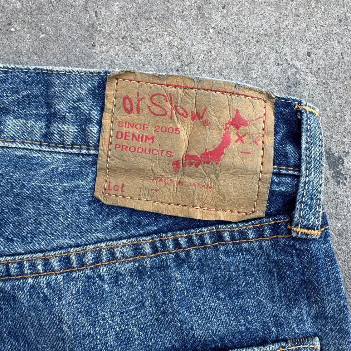 오어슬로우 JPN 107 데님 팬츠 상품이미지7