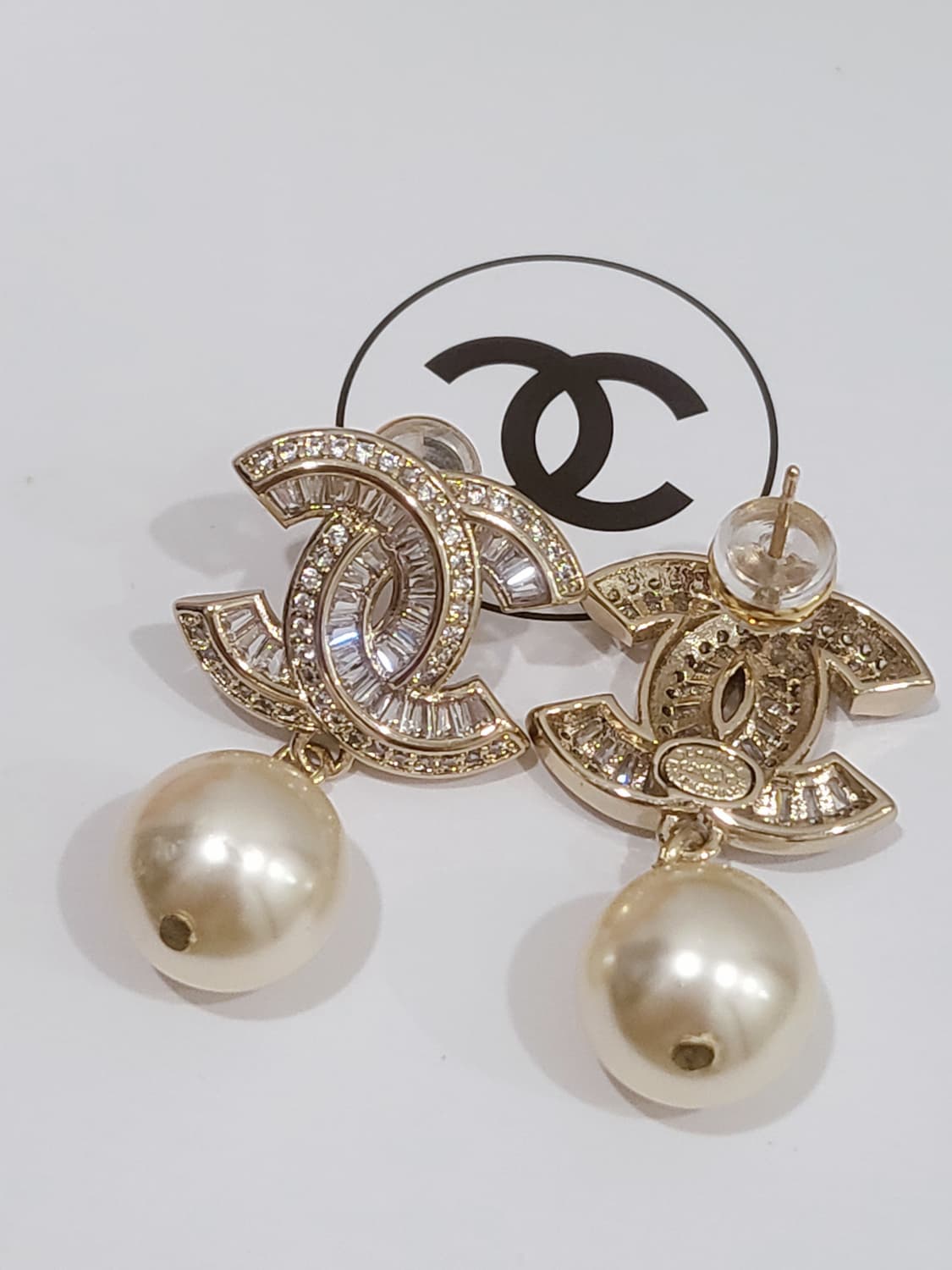 샤넬 진주드롭 이어링 업사이클링 상품이미지5
