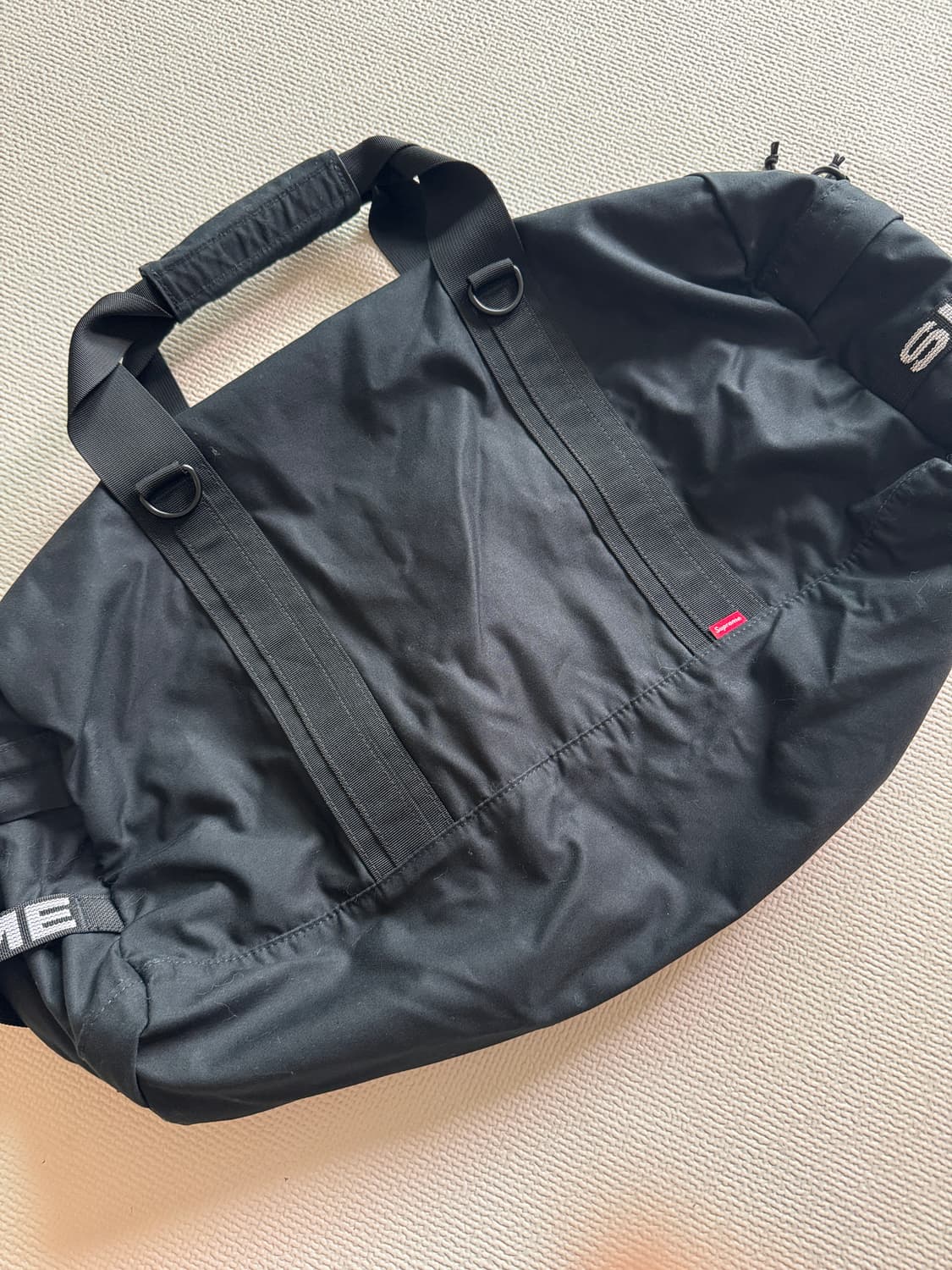 Supreme Field Duffle Bag Black 상품이미지3