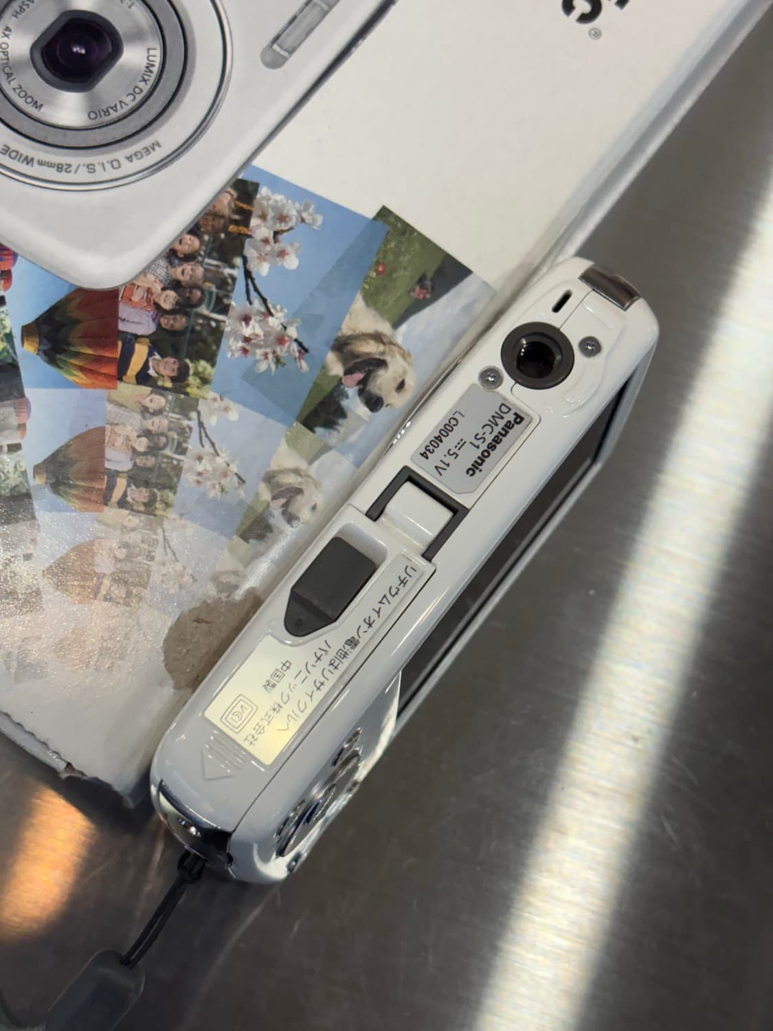 츄/풀박/날짜표시)파나소닉 루믹스 dmc-s1 화이트 빈티지디카 상품이미지7