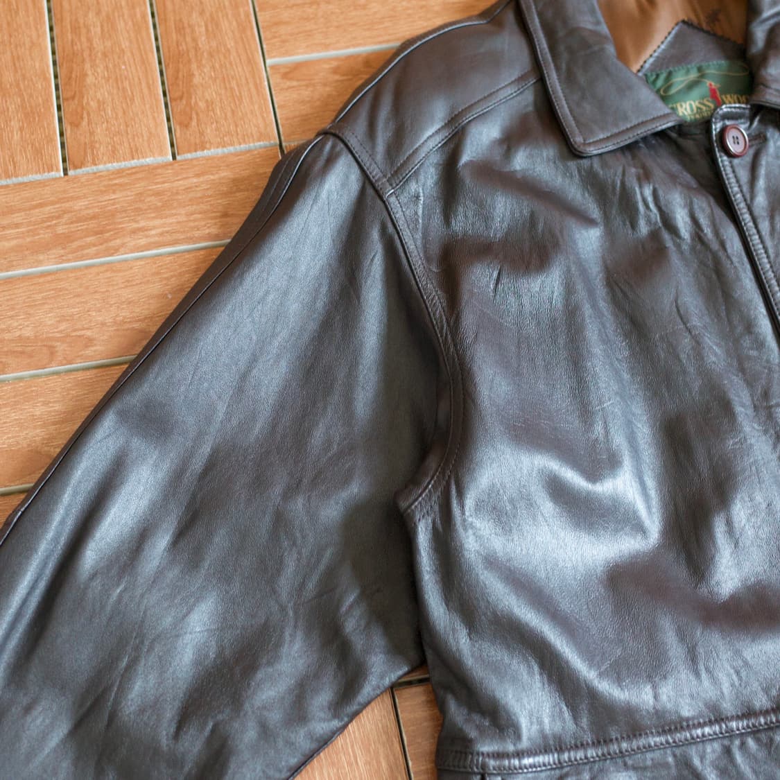 90’s Cross wood sheep-skin car coat 상품이미지3