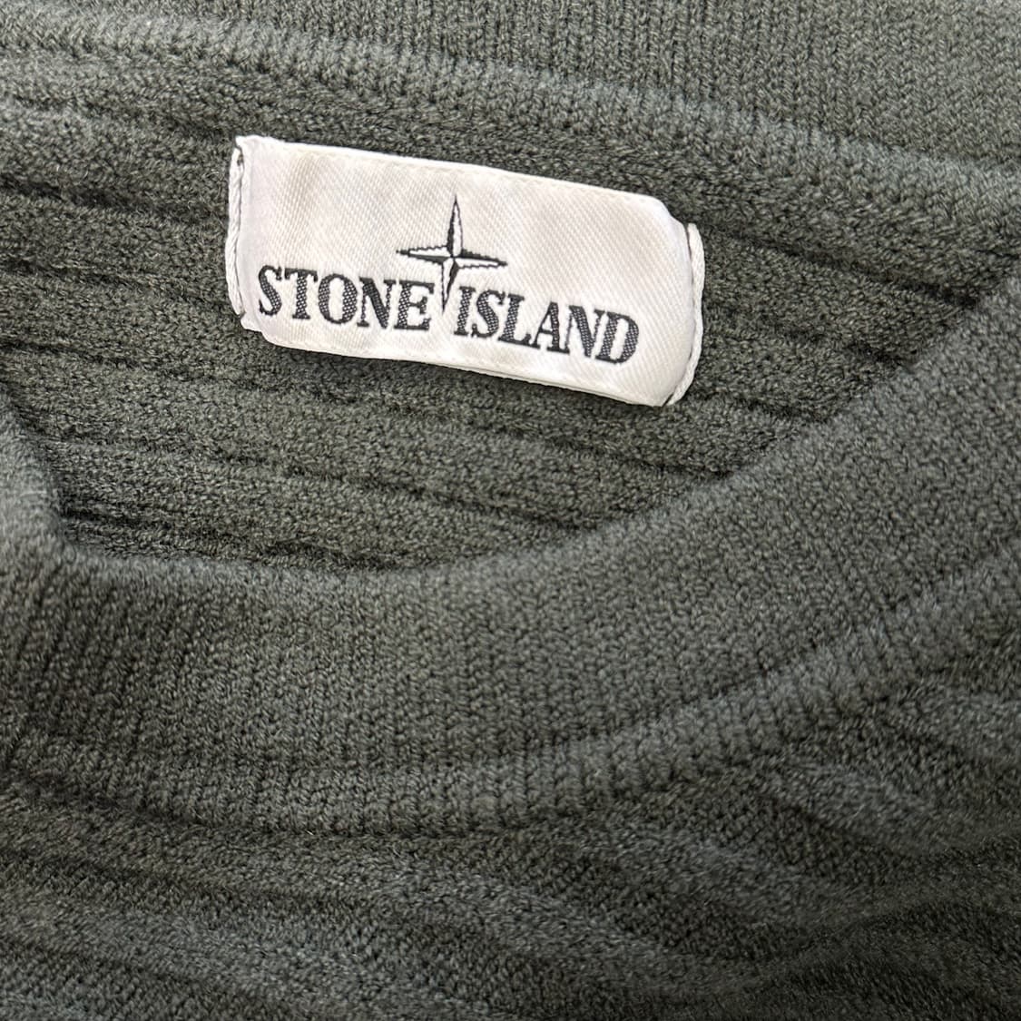 스톤아일랜드 그린 울 니트 상품이미지4