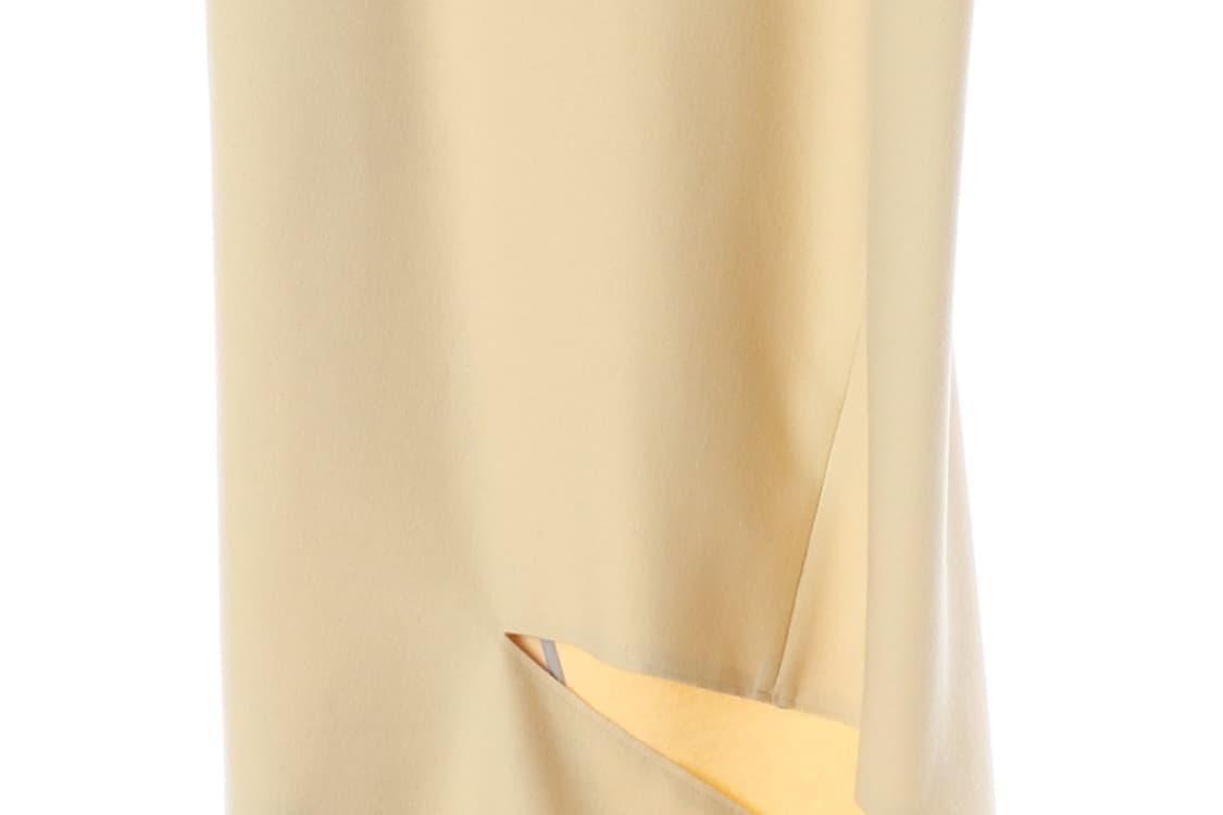 (새상품)사카이 비대칭 쉬폰 뷔스티에 나시 롱 원피스 드레스 옐로우
 상품이미지5