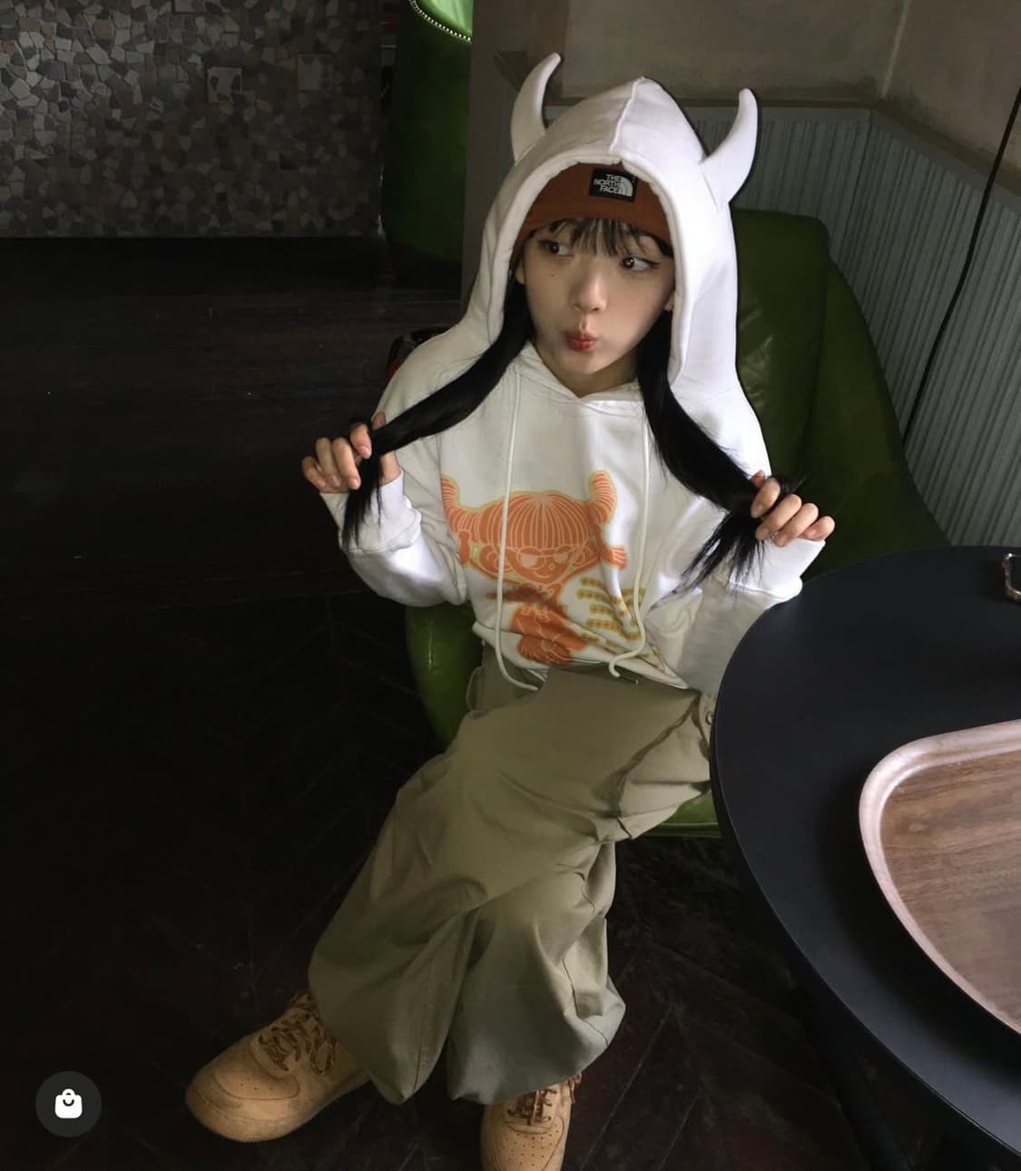 급처) 하이호체리 후드티 상품이미지1