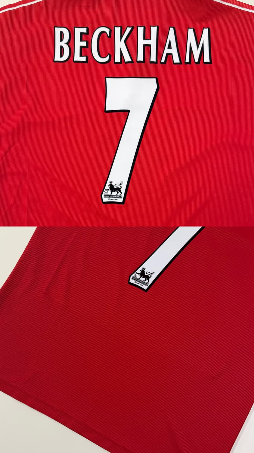 98-00 맨유 홈 베컴 유니폼 상품이미지2