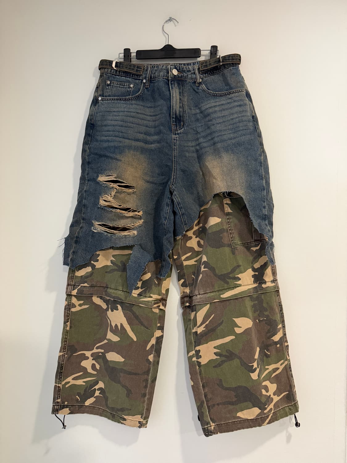 KLICK CLAK 하이브리드 카모 플레어 팬츠 상품이미지1