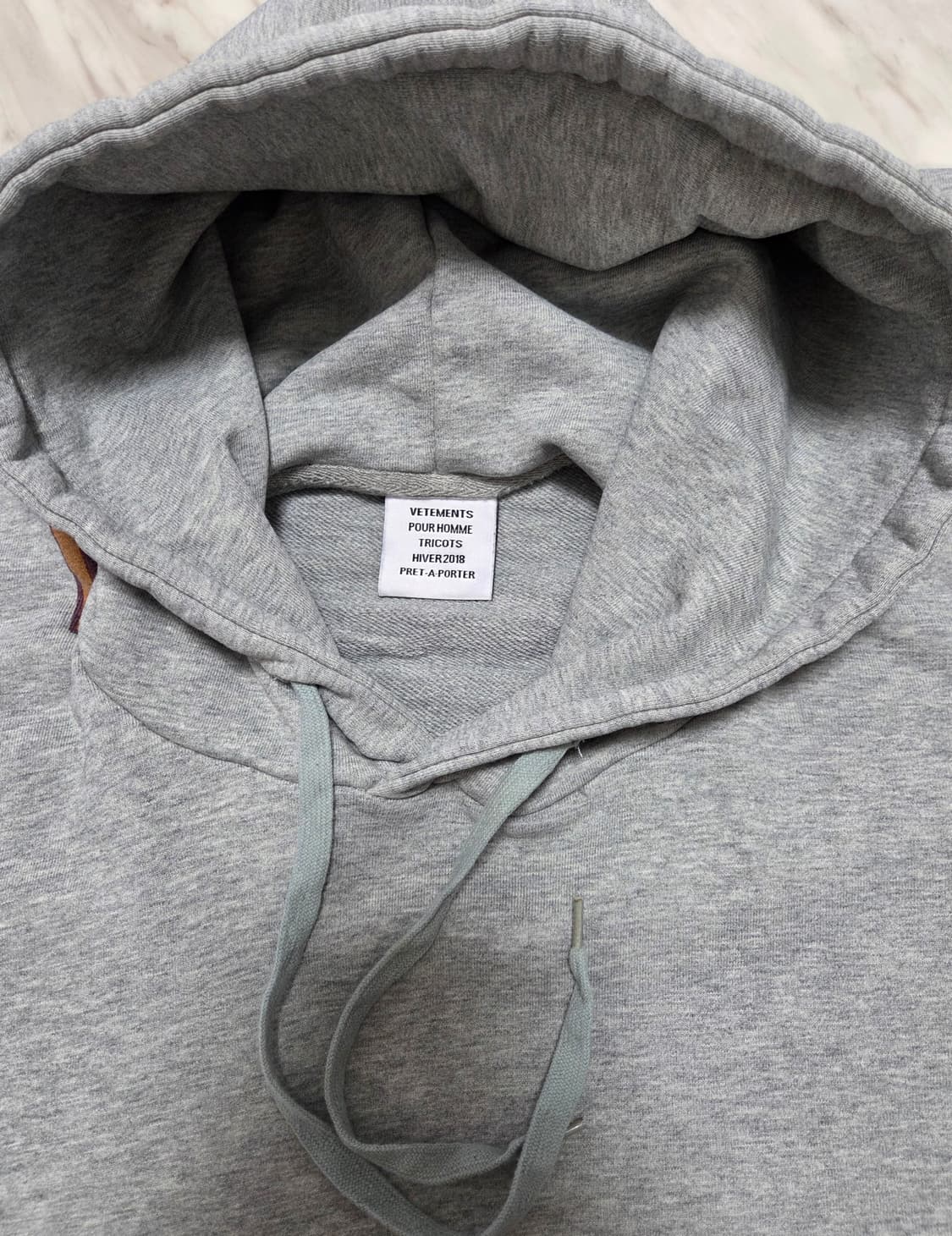 베트멍 오버핏 크롭백로고 후드티 상품이미지5