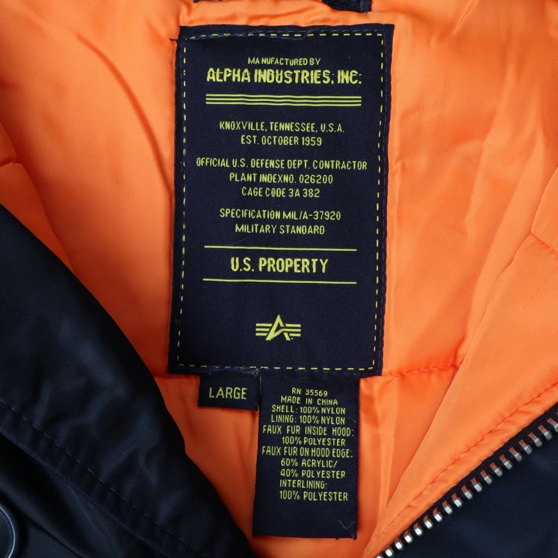 알파인더스트리 네이비 N3B 점퍼 자켓 상품이미지9