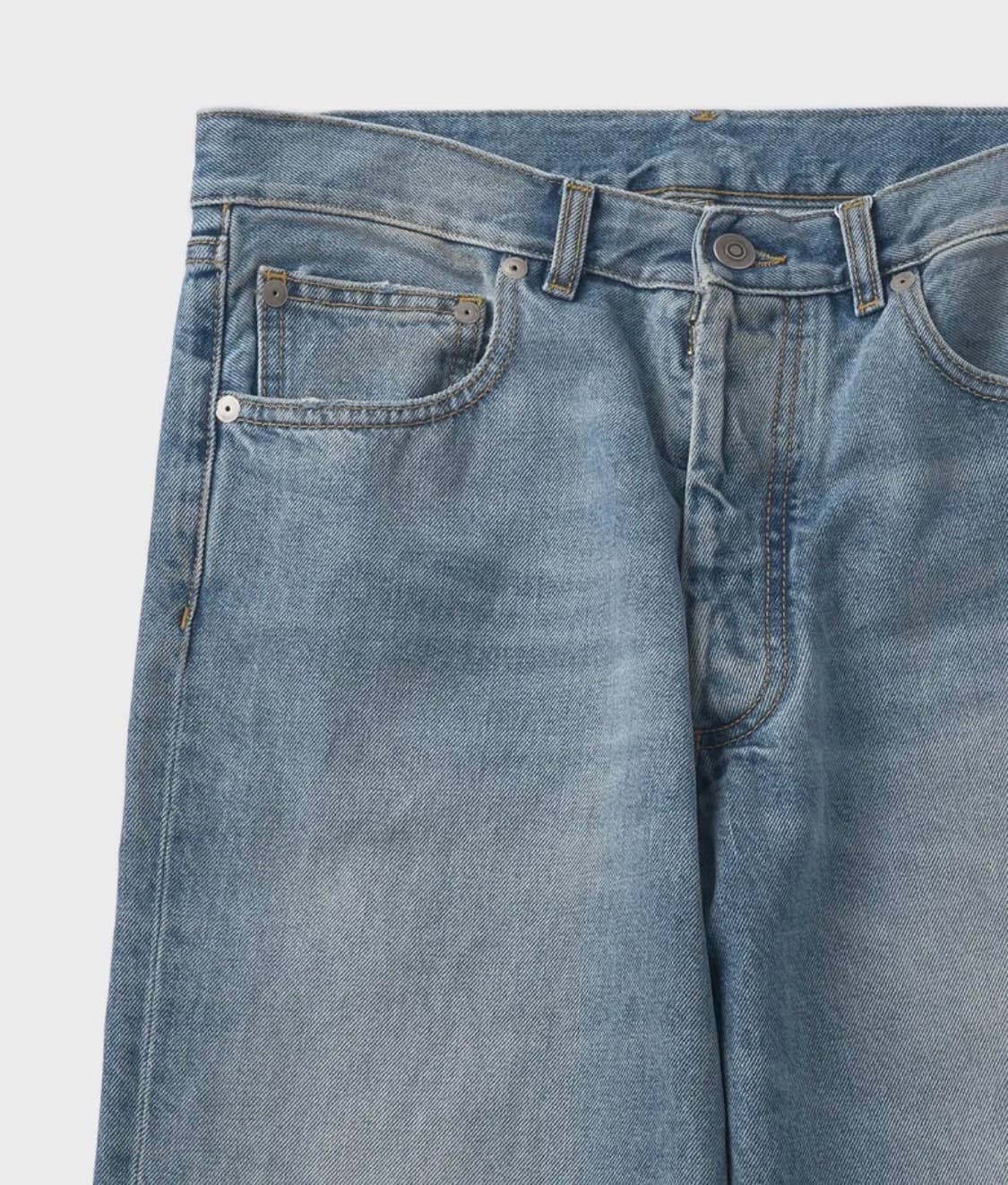 [30] 메종 마르지엘라 슬립 테크닉 레귤러핏 데님 팬츠 블루 상품이미지3