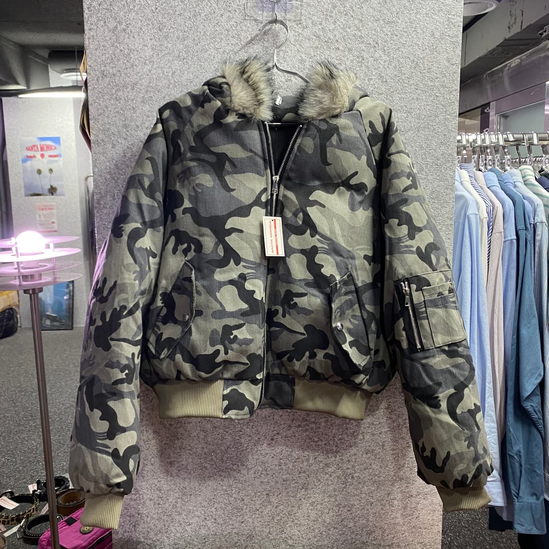 빈티지 그레이 밀리터리 점퍼 B3491  상품이미지2