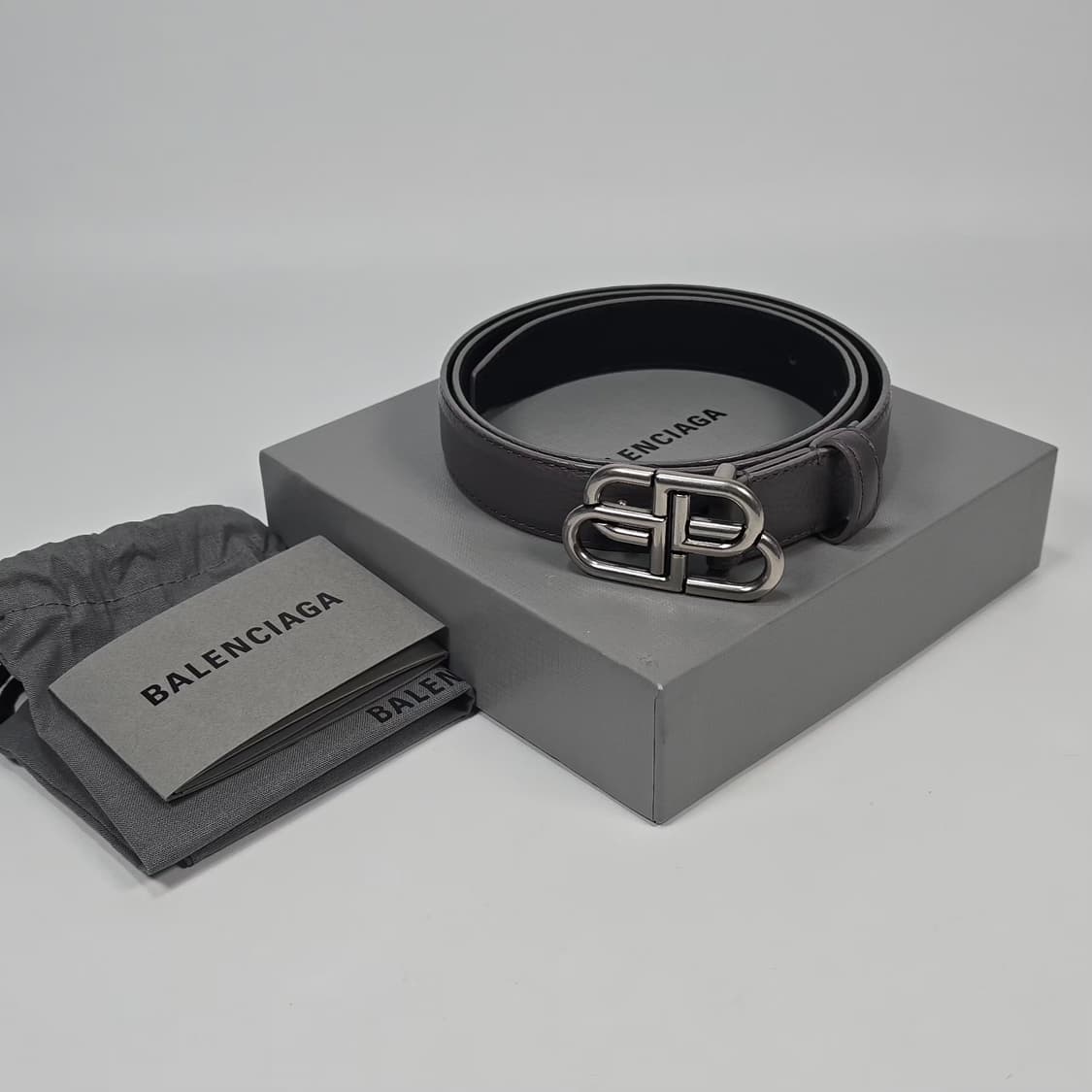 발렌시아가 BB 로고 벨트 ( 85 ) 상품이미지1