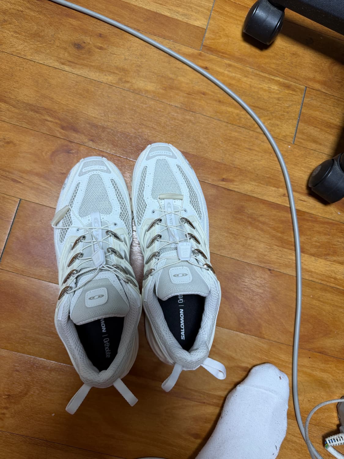 살로몬 Acs 프로 화이트 바닐라 아이스 270사이즈  새상품급 상품이미지1