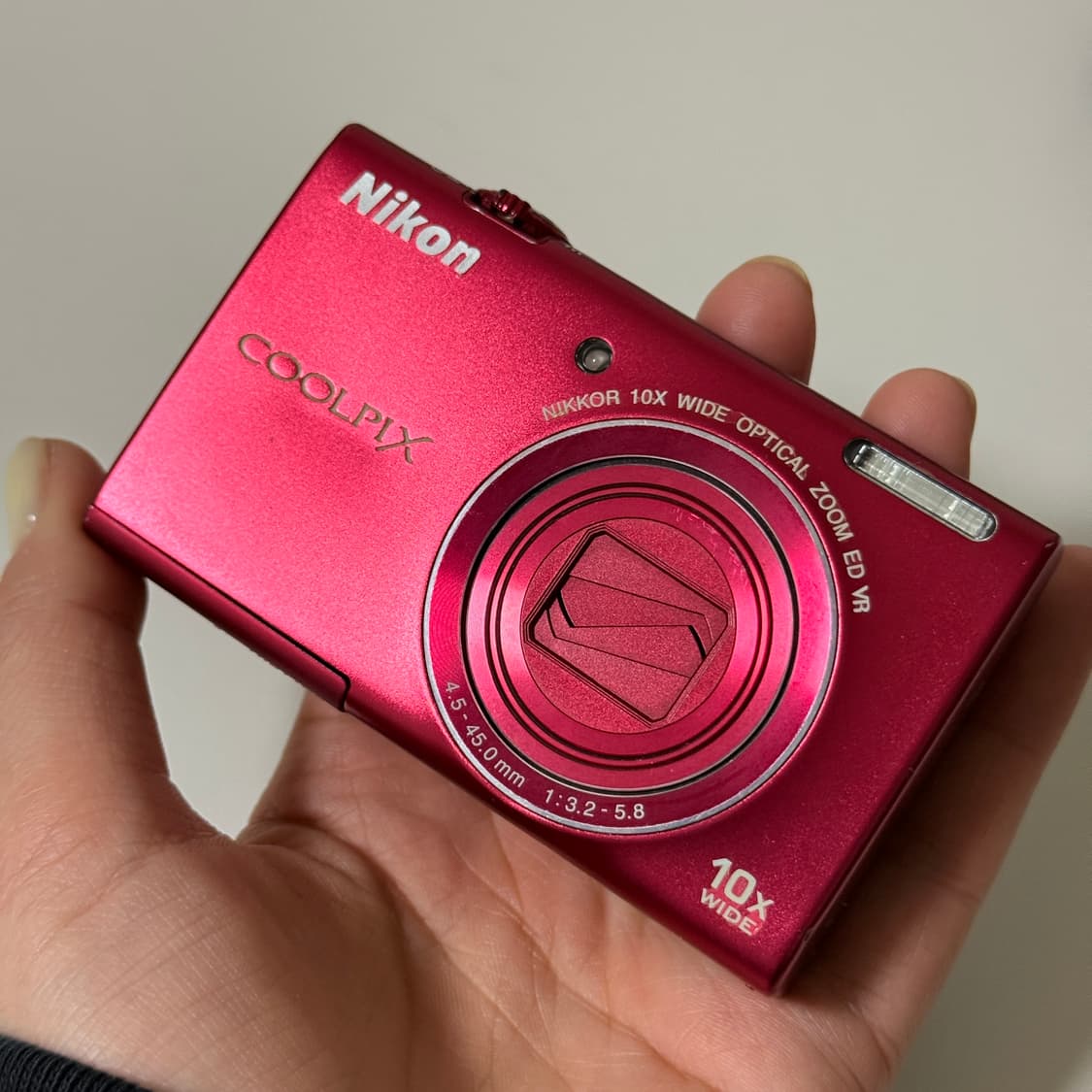 니콘 쿨픽스 s6200 빈티지 디카 디지털카메라 레드 상품이미지2