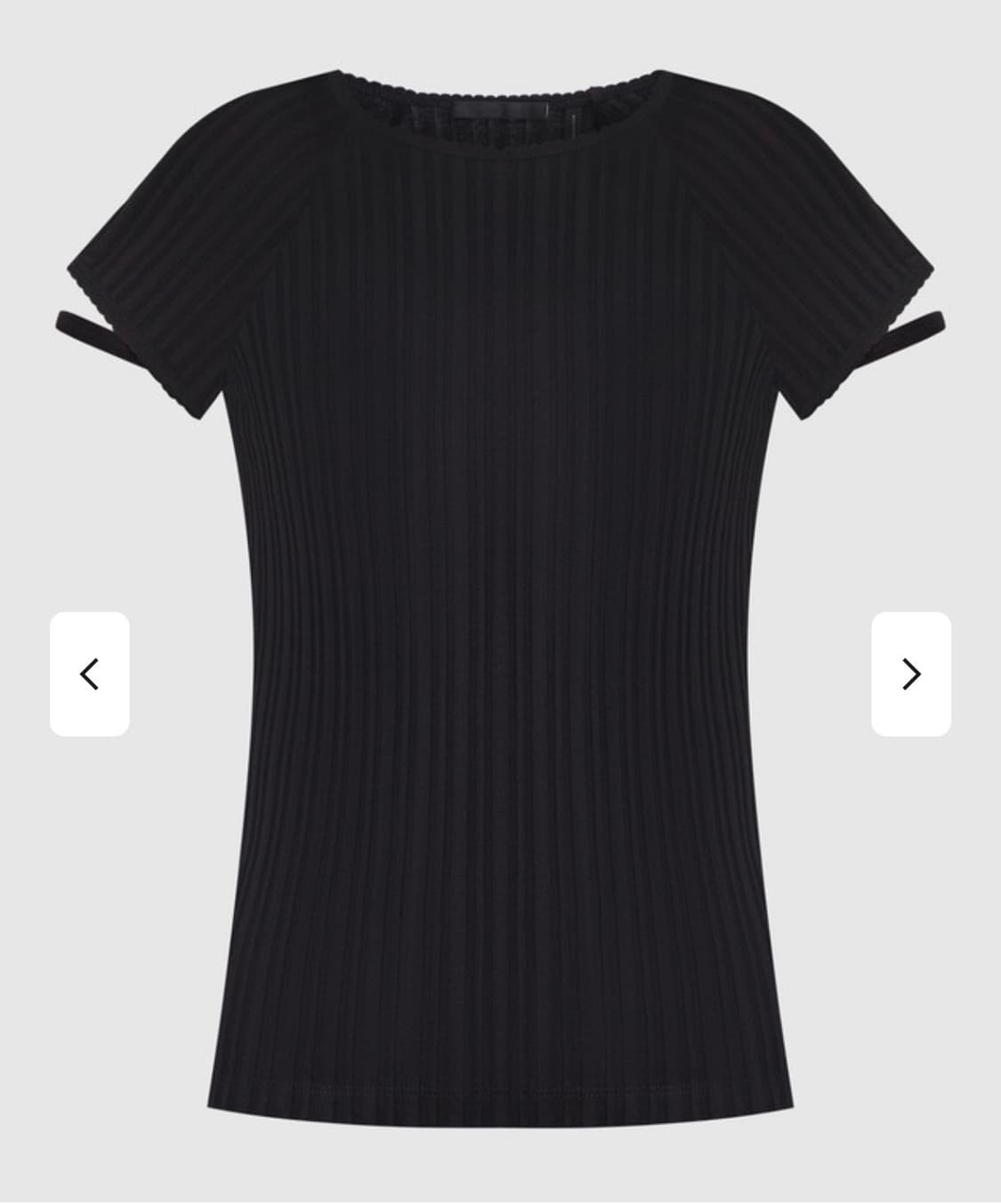 Helmut lang ribbed cutout 티 상품이미지2