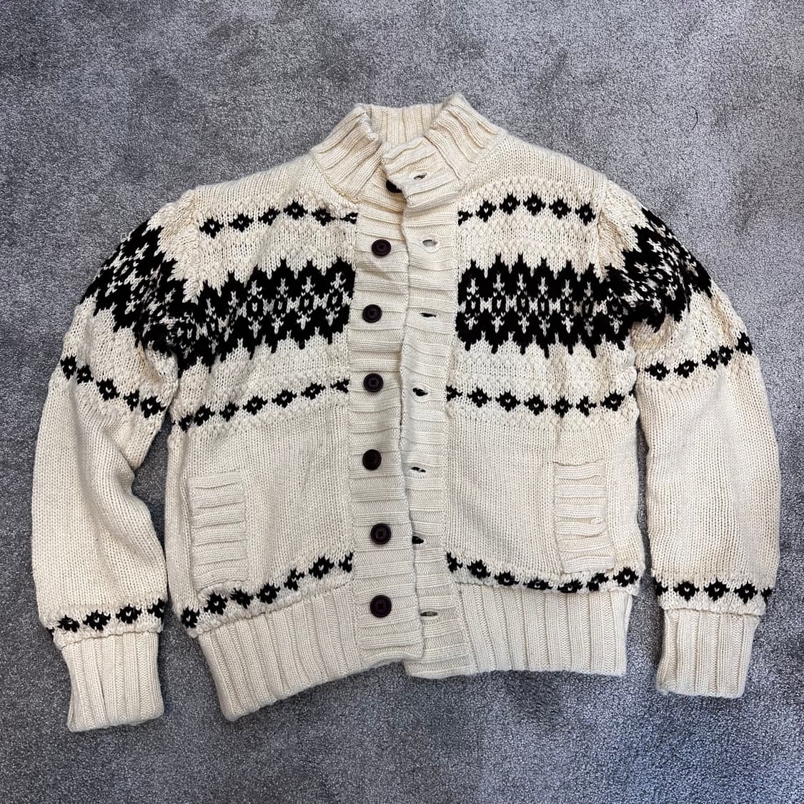 아베크롬비 헤비 울 쉐르파 코위찬 가디건L 상품이미지7