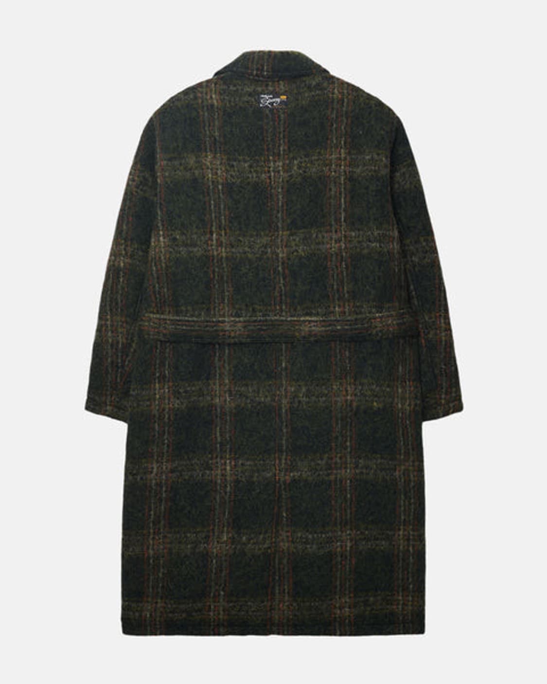 [L] 스투시 모헤어 체크 코트 새상품 상품이미지4