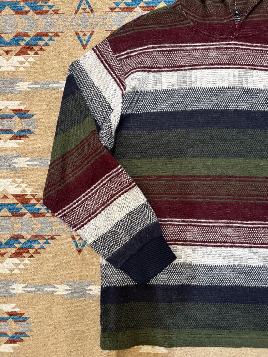 [L] 슈프림 니트 스트라이프 후드 L/S 상품이미지2